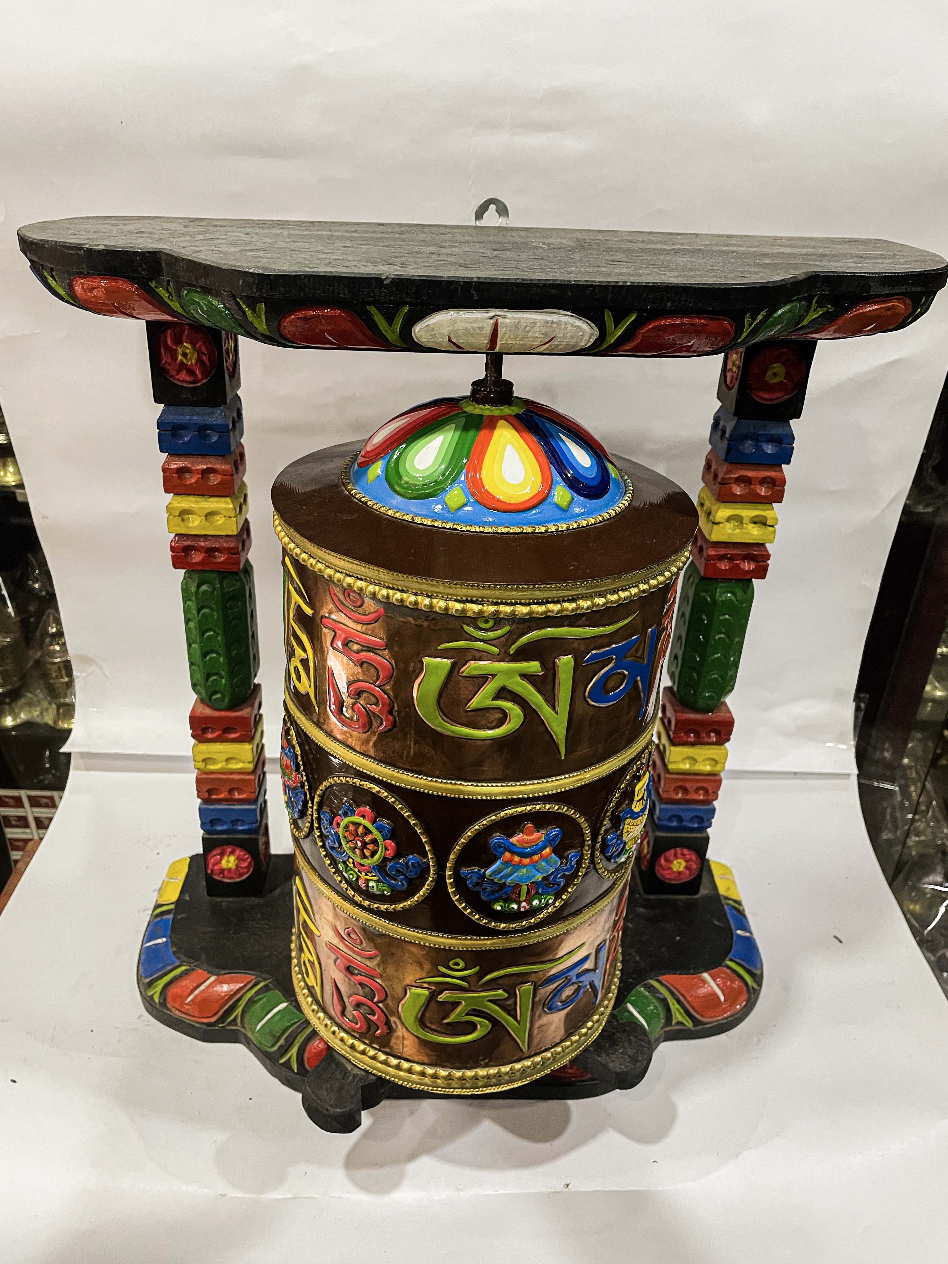 Wall Prayer Wheel Big Size <span Style=