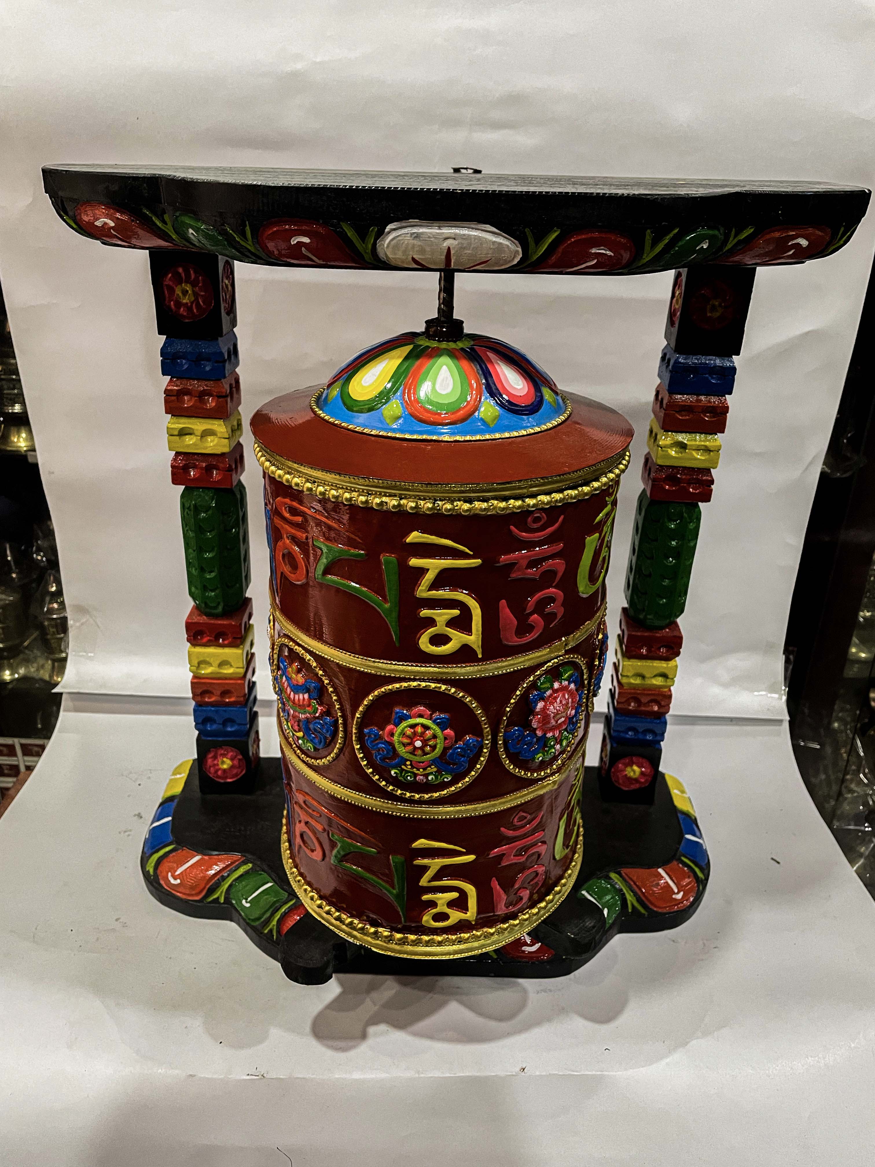 Wall Prayer Wheel Big Size <span Style=