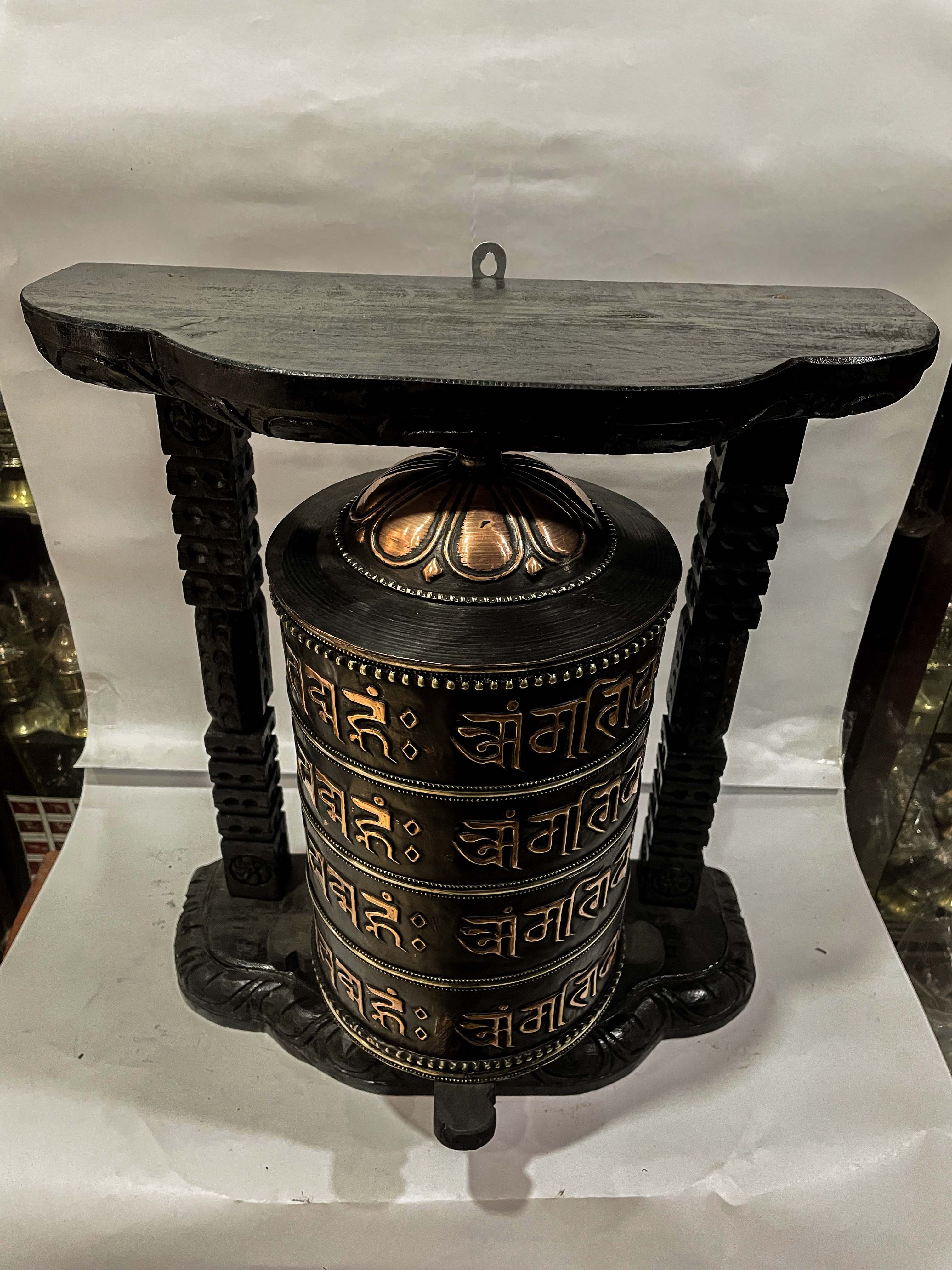 Wall Prayer Wheel Big Size <span Style=