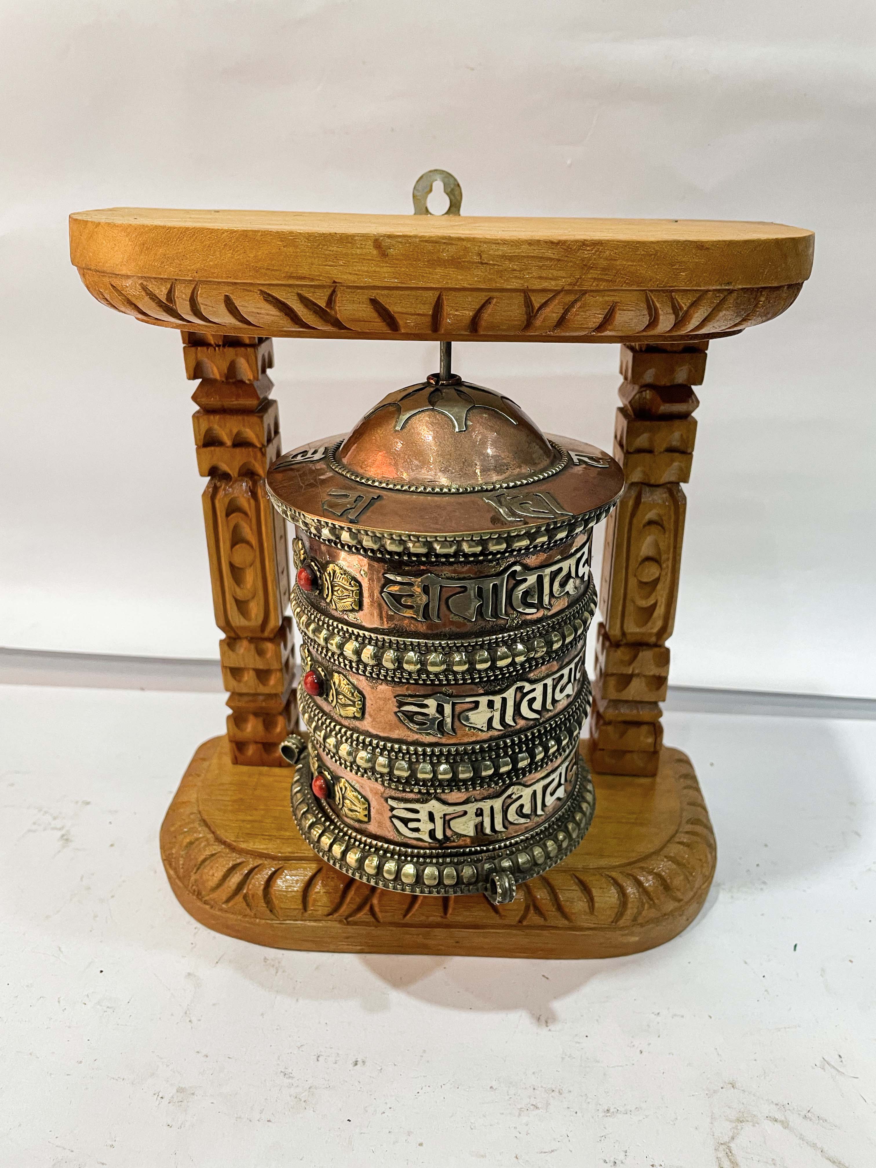 Wall Prayer Wheel <span Style=