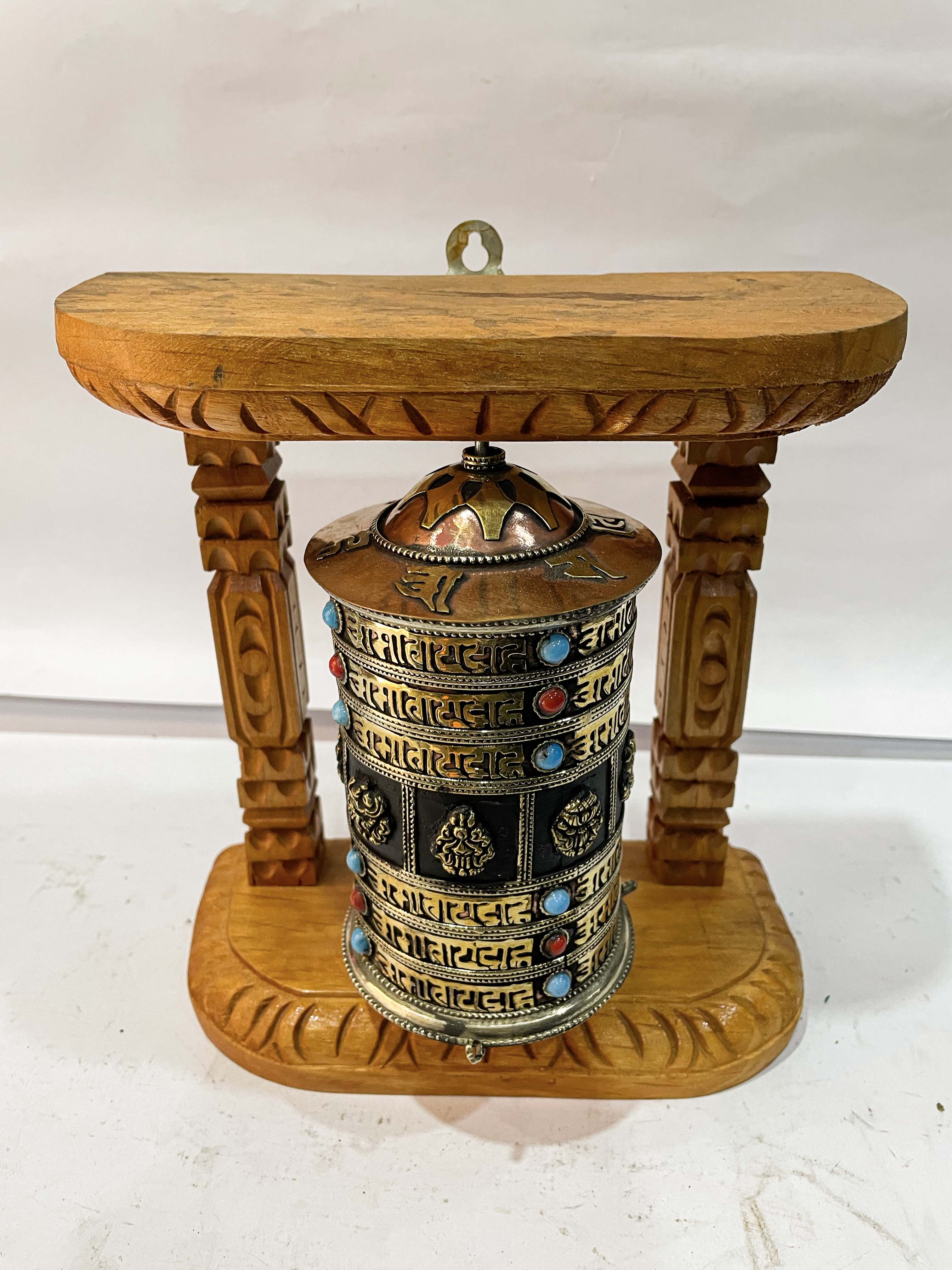 Wall Prayer Wheel <span Style=