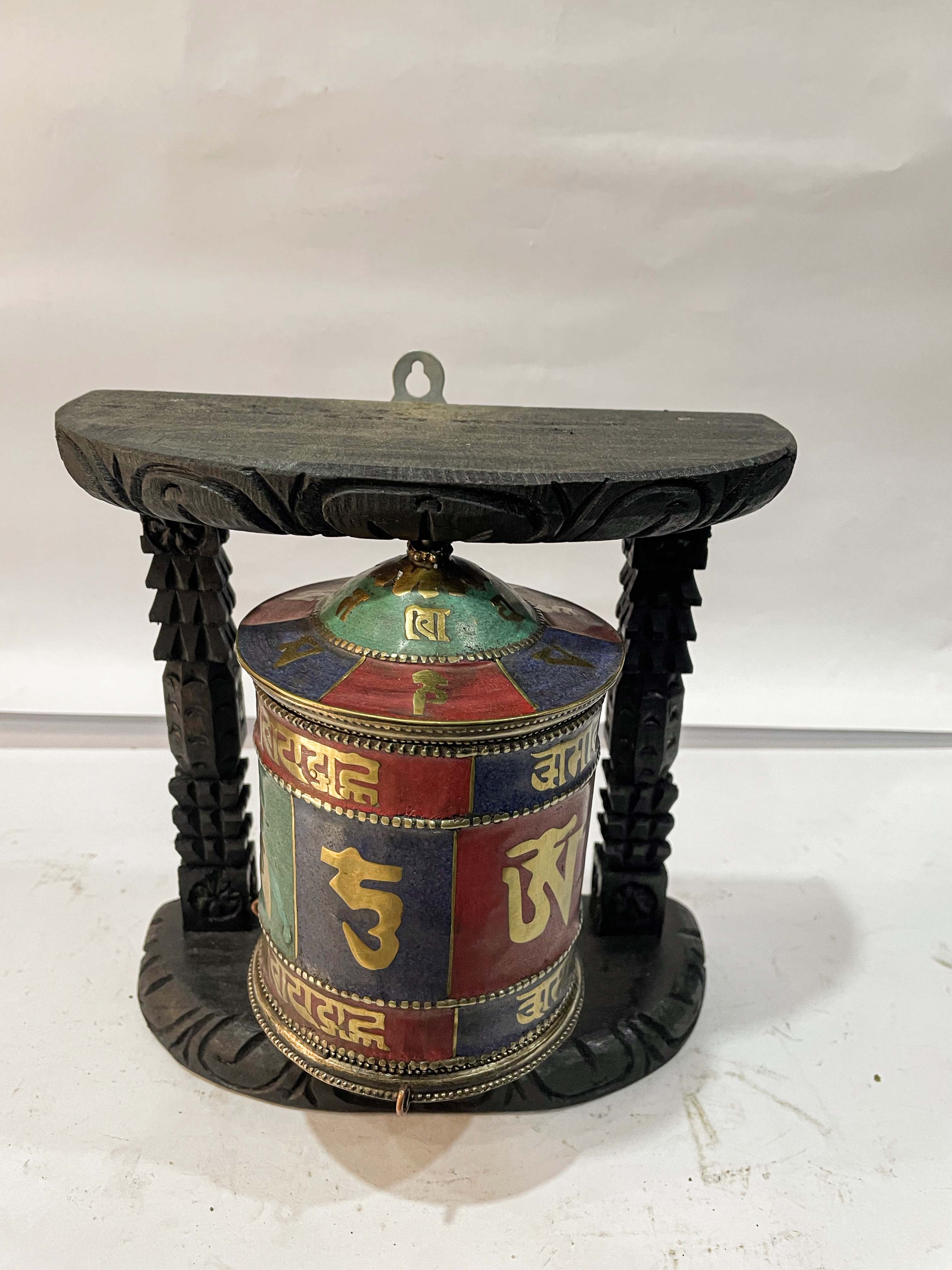 Wall Prayer Wheel <span Style=