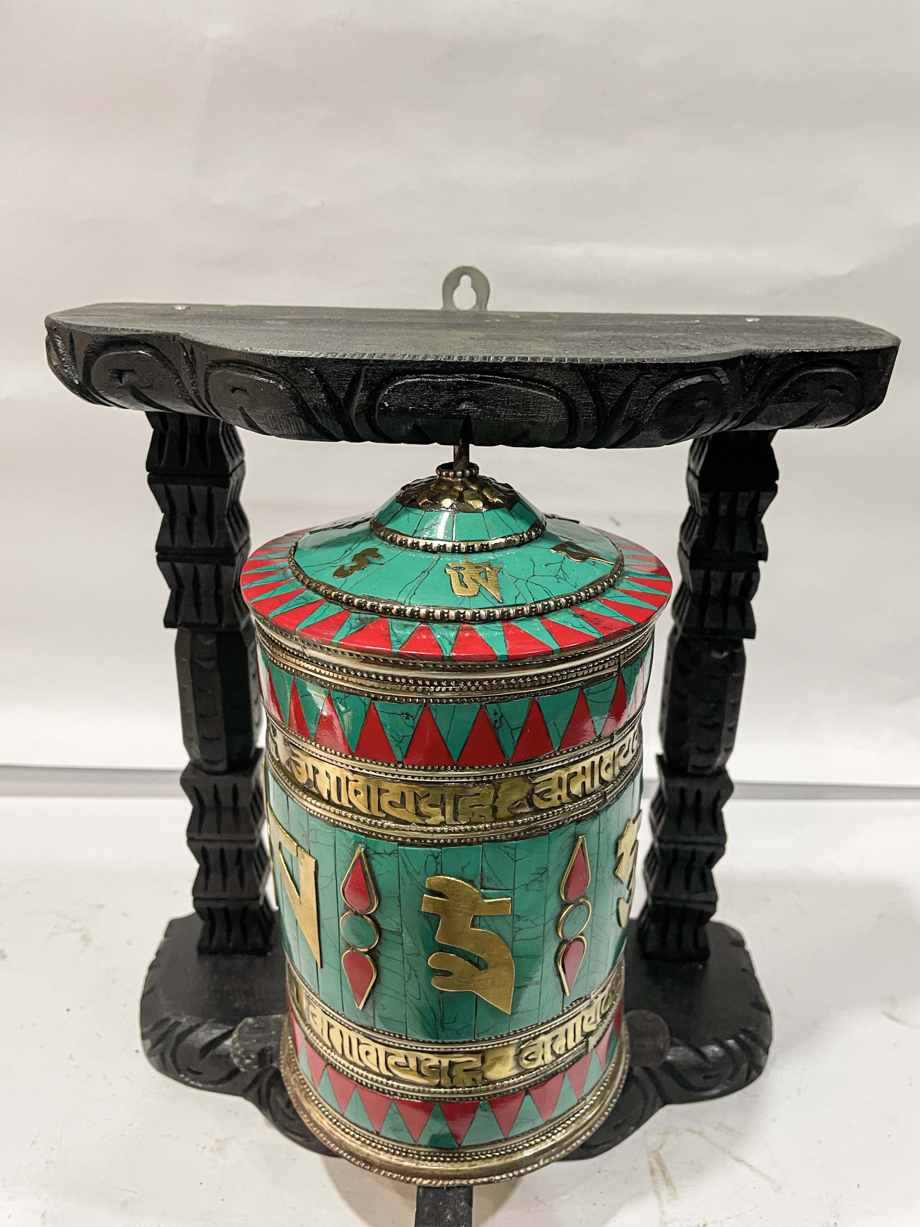 Wall Prayer Wheel <span Style=