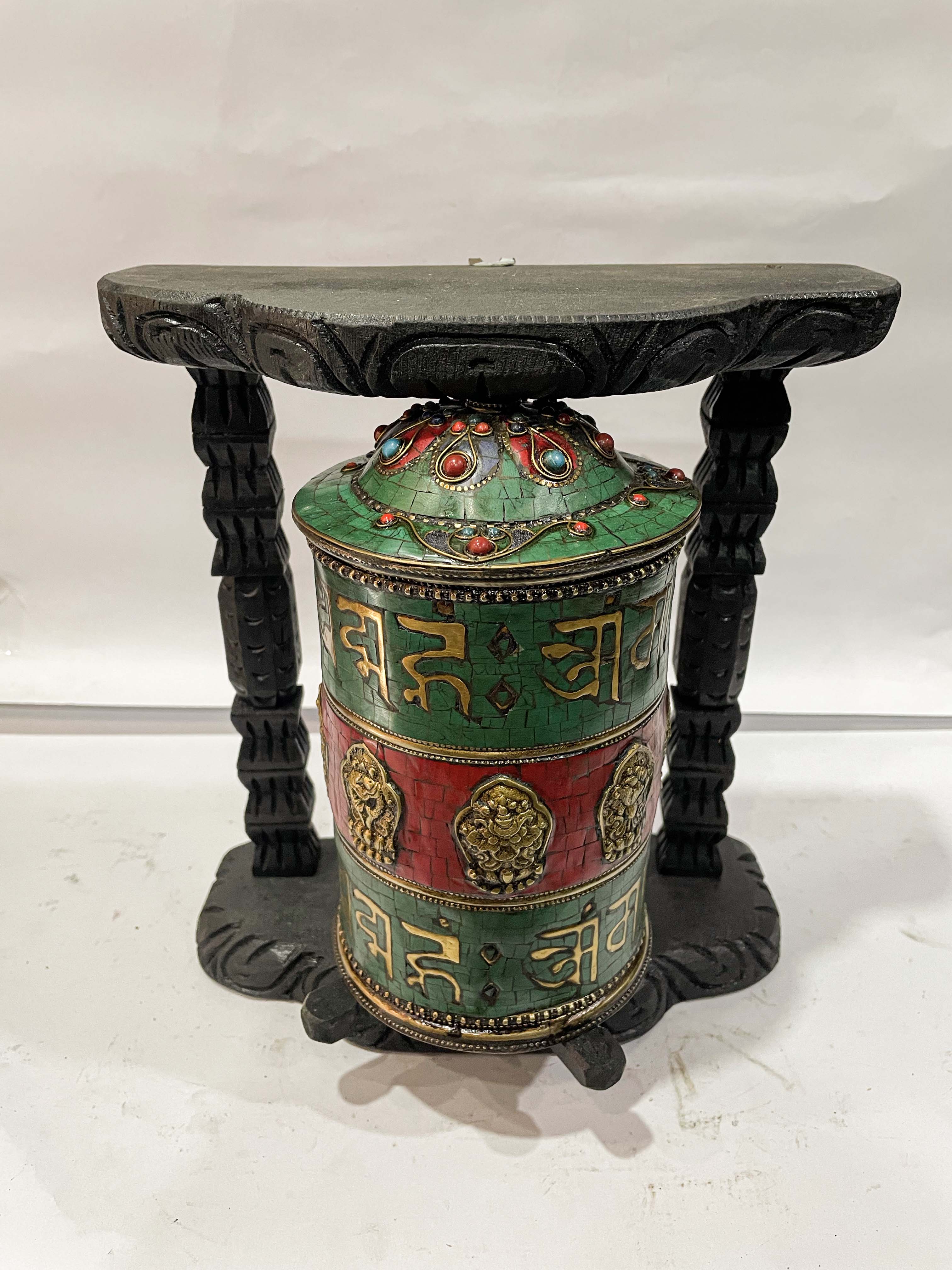 Wall Prayer Wheel <span Style=