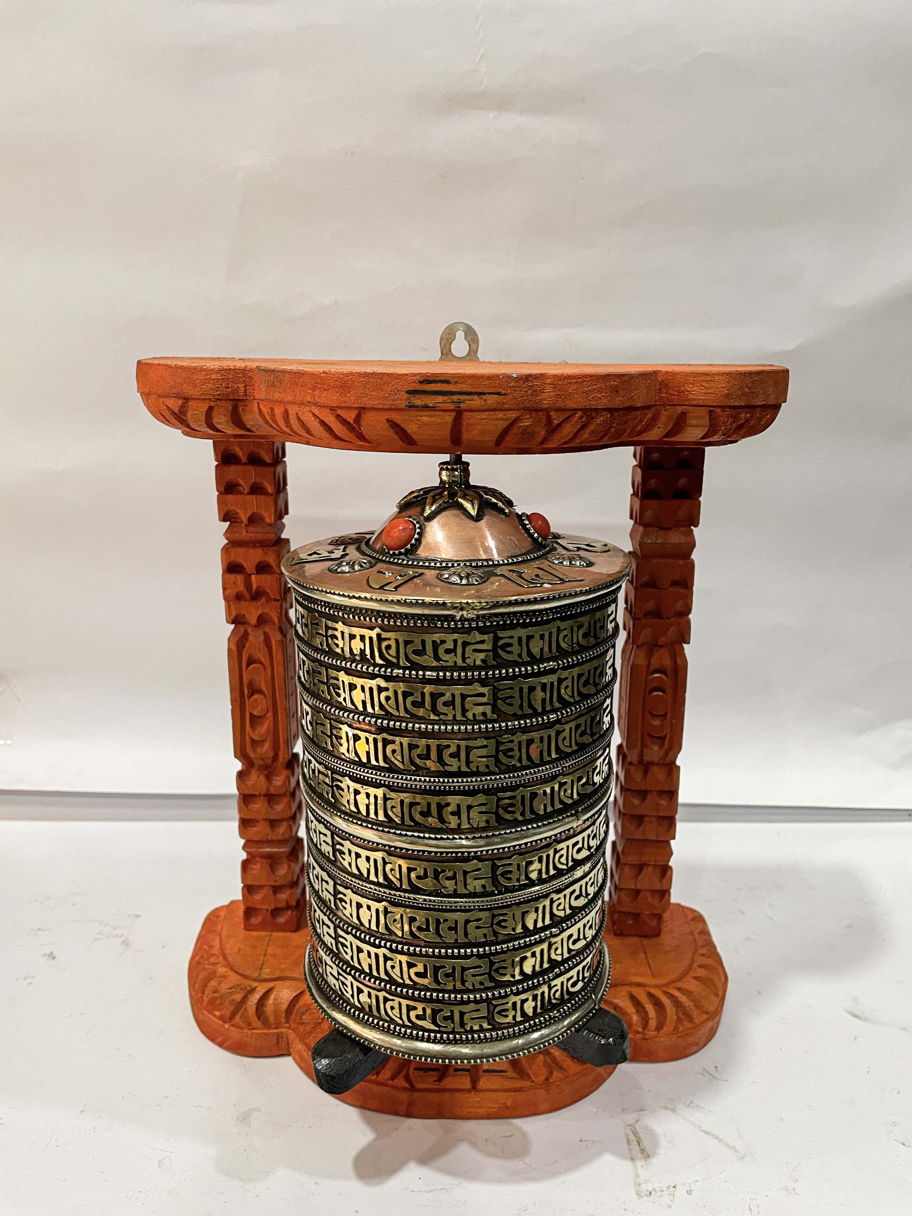 Wall Prayer Wheel <span Style=