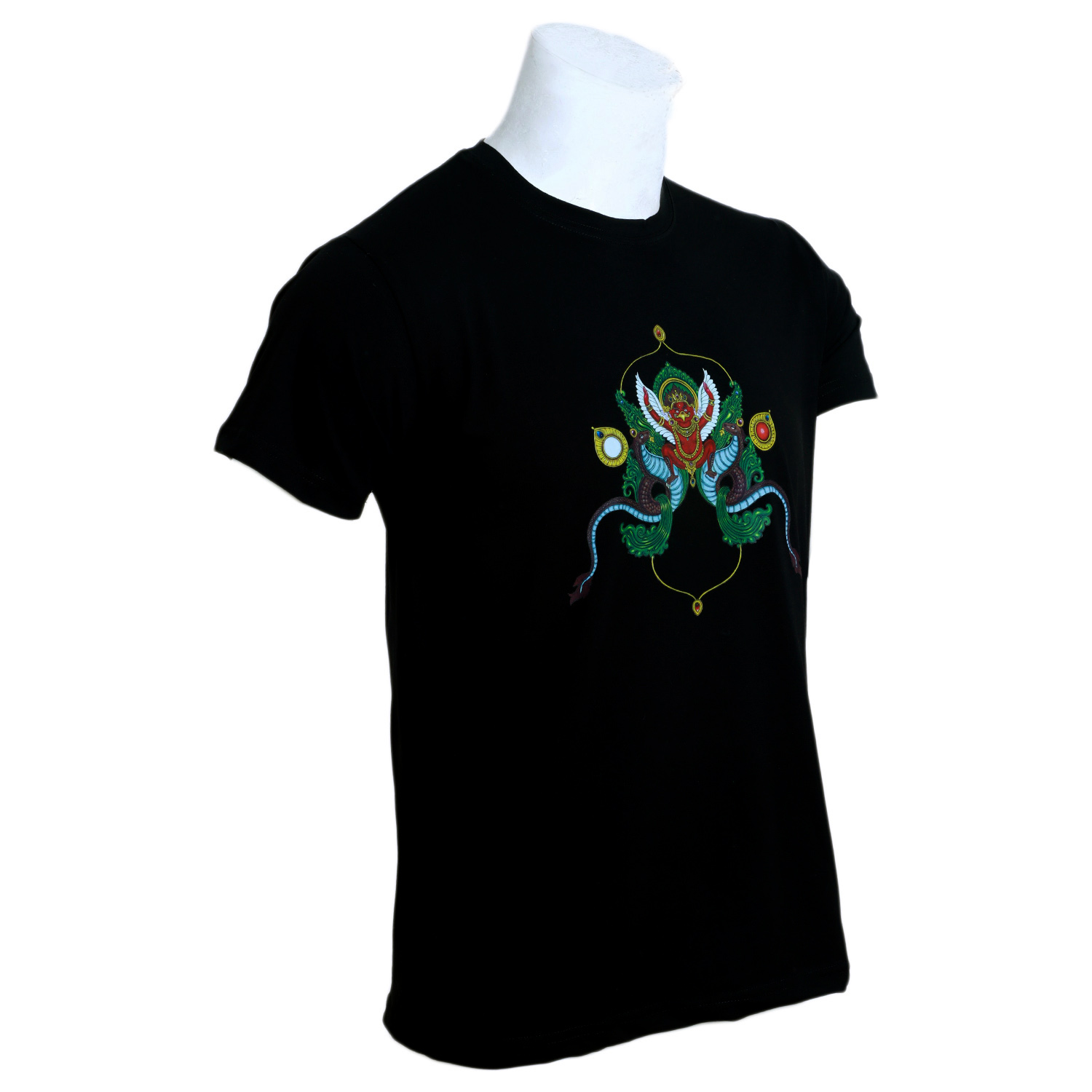 Nepali Cotton Round Neck T-shirt <span Style=