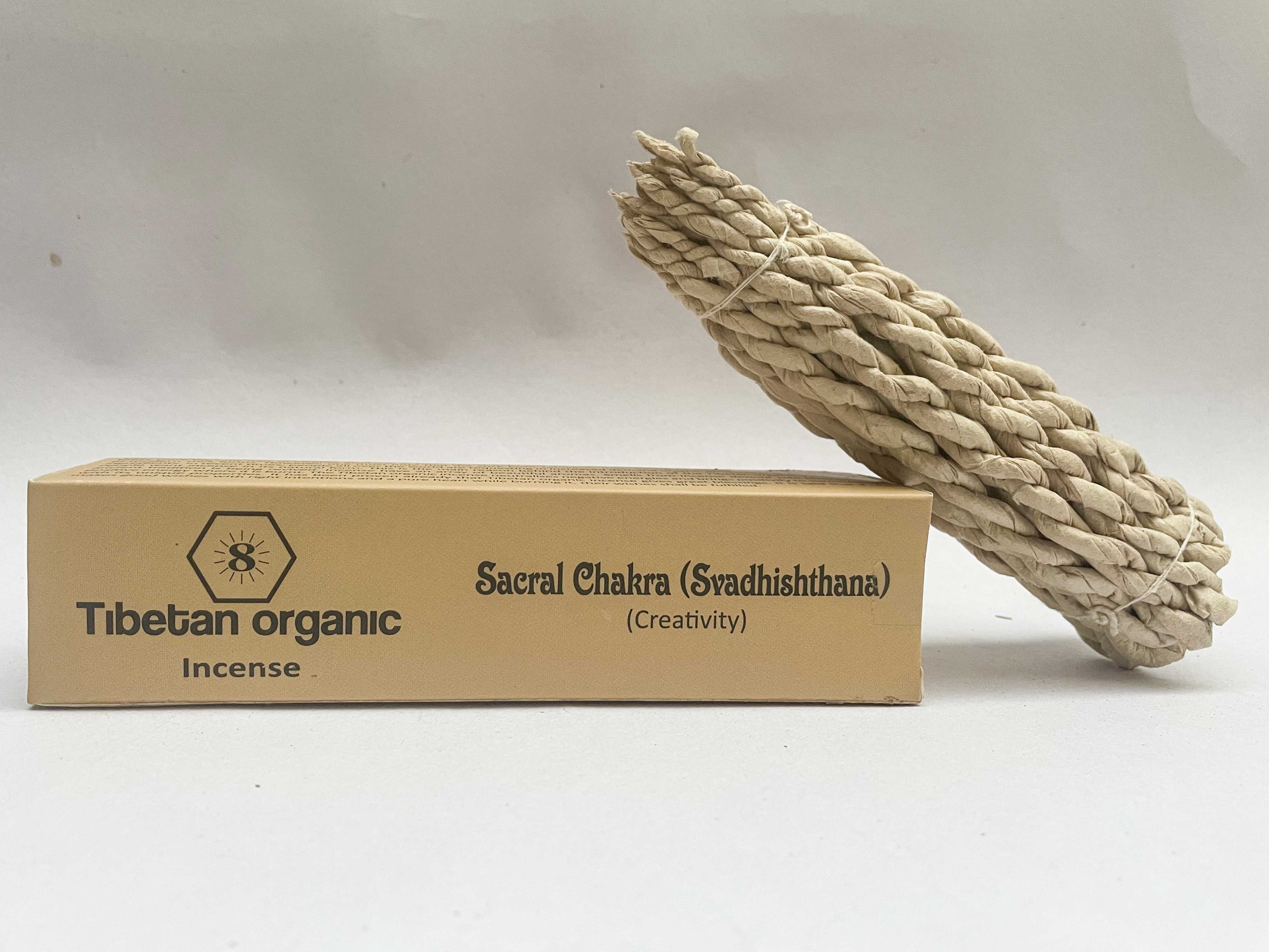Sacral Chakra Handmade, high Quality Rope Incense, By Tibetan Organic Incense