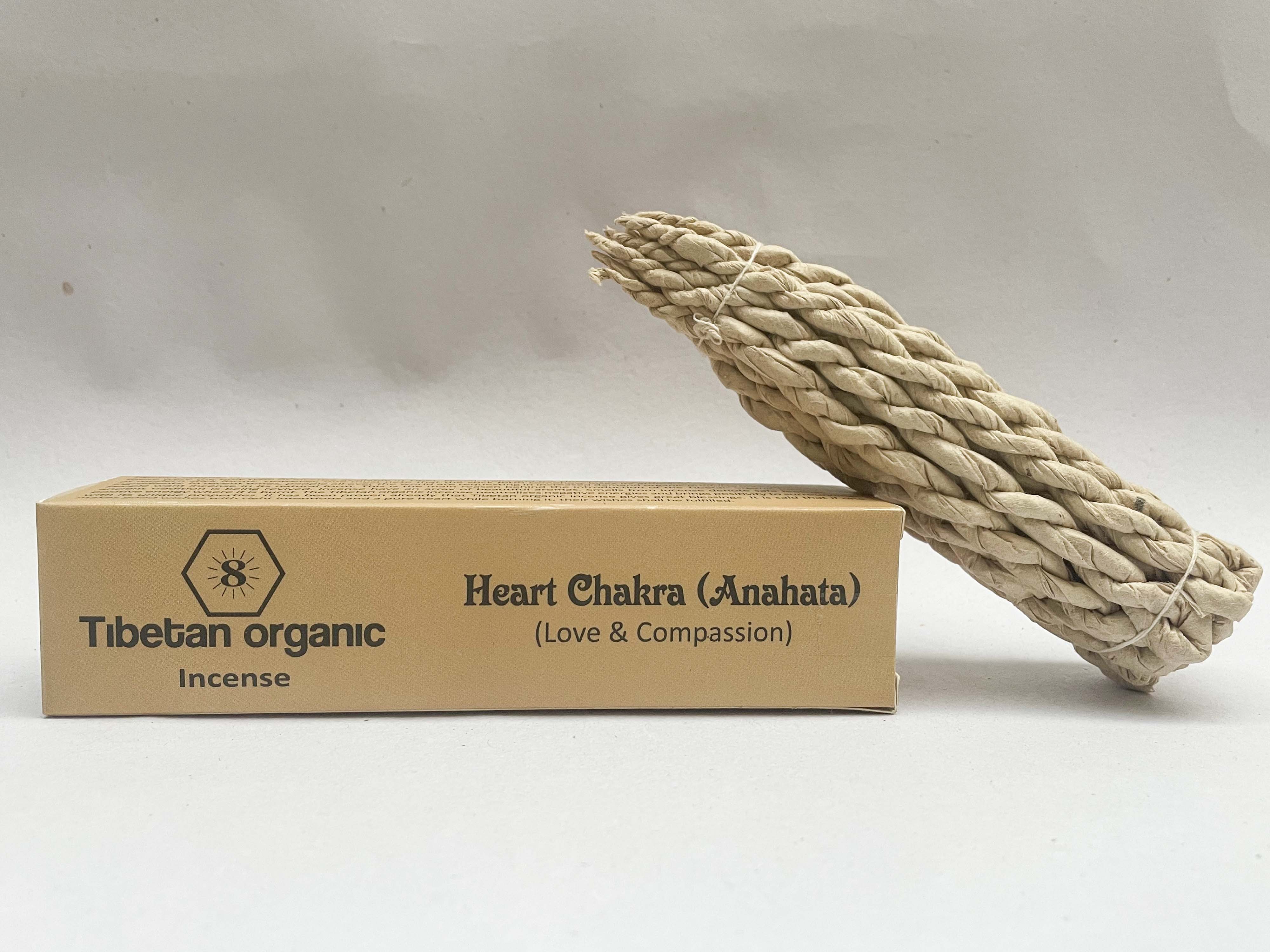 Heart Chakra Handmade, high Quality Rope Incense, By Tibetan Organic Incense