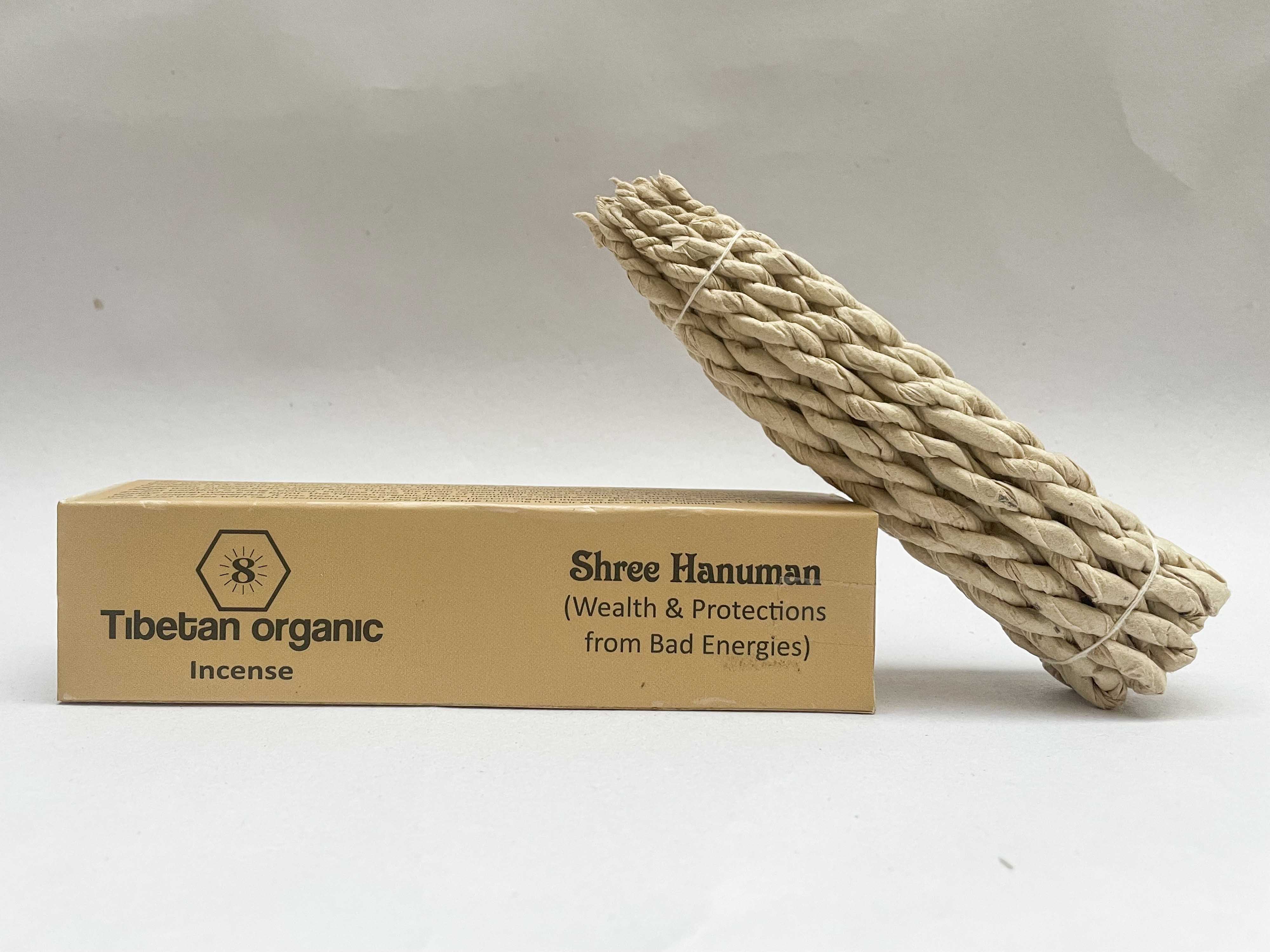 Shree Hanuman Handmade, high Quality Rope Incense, By Tibetan Organic Incense