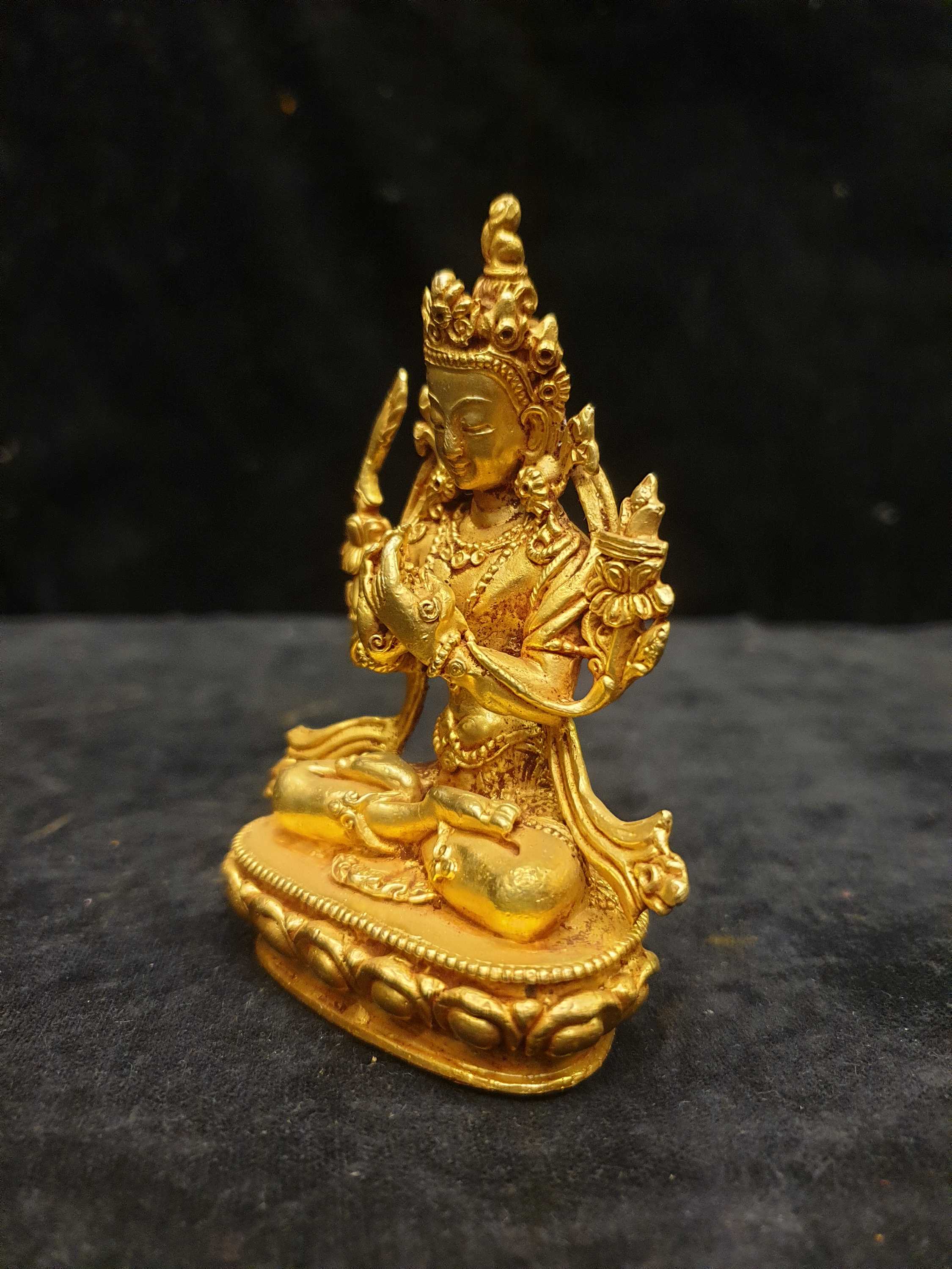 Buddhist Miniature Statue <span Style=