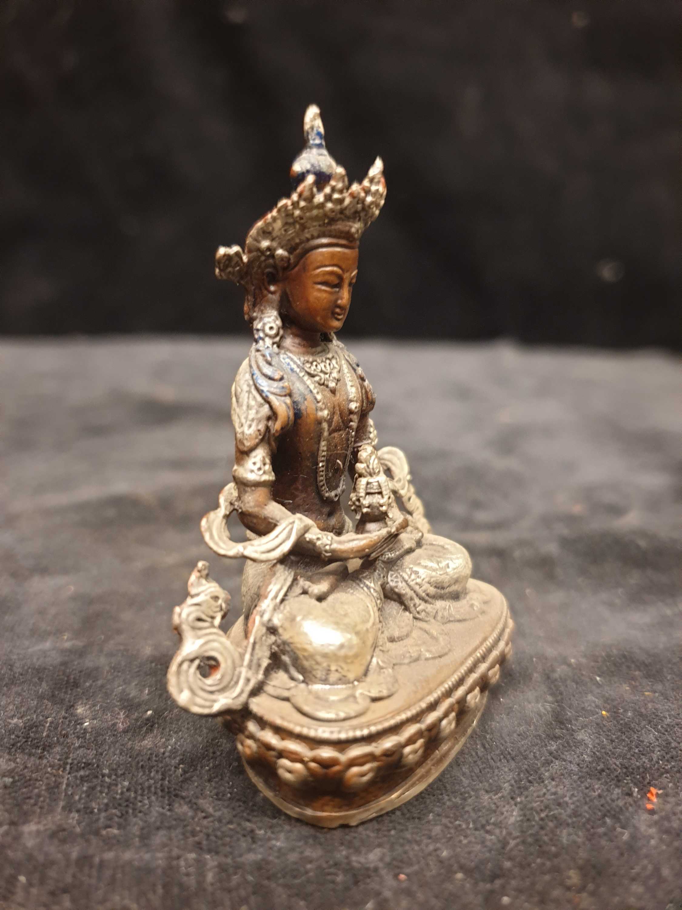 Buddhist Miniature Statue <span Style=