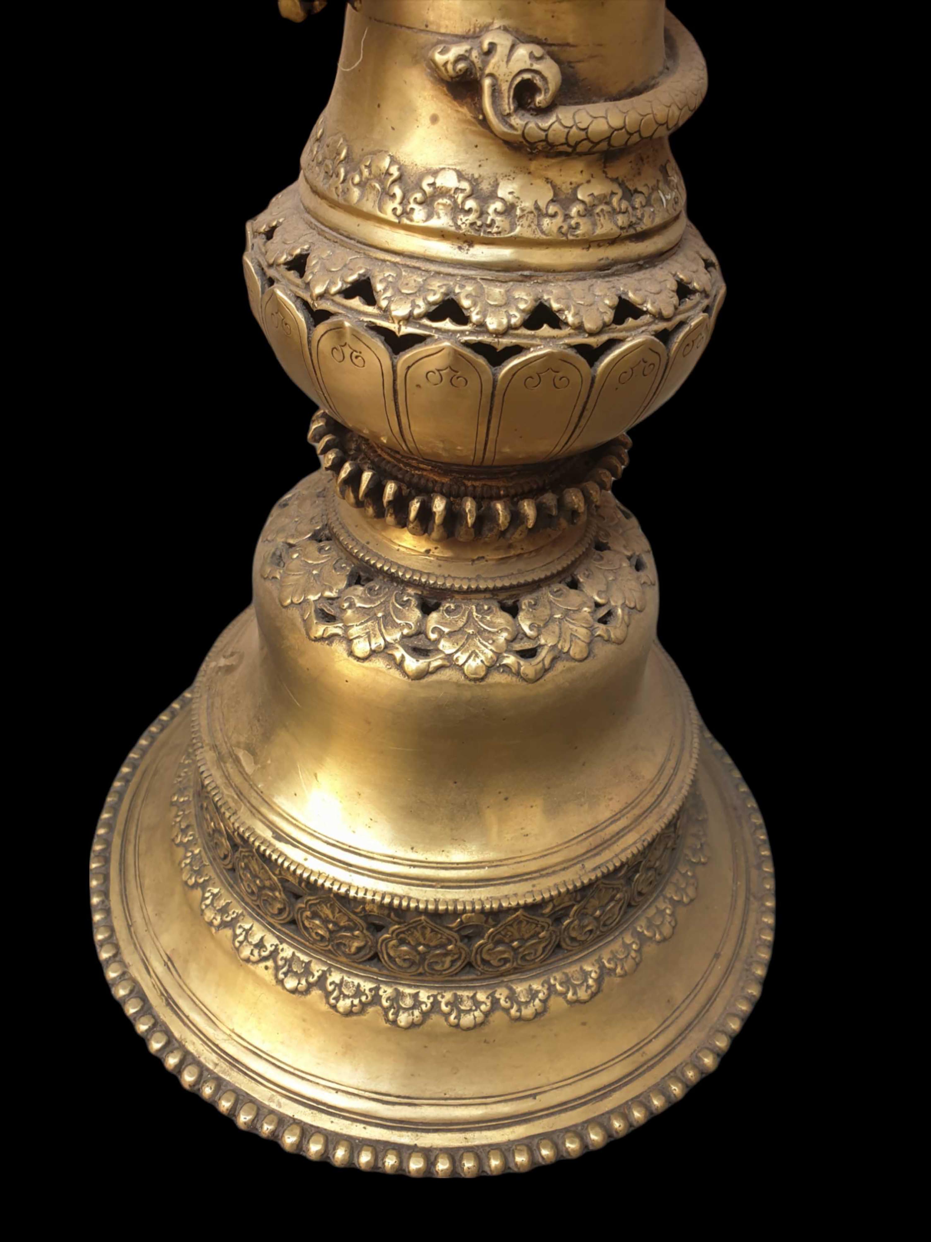 Nepali Traditional Statue Of Of Panas, oil Lamp, sukunda, Panas, Set