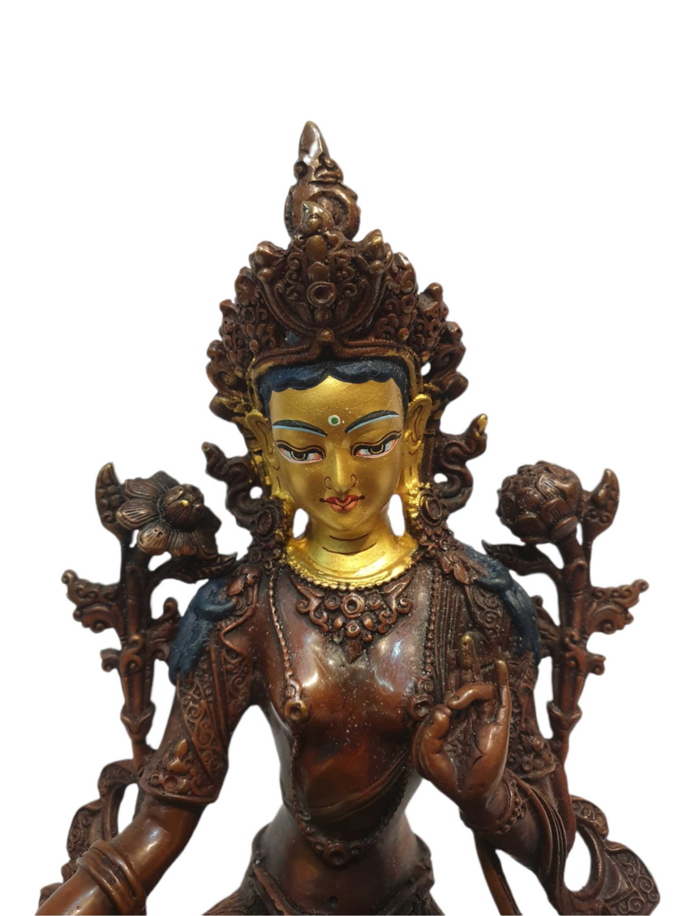 Tibetan Buddhist Statue <span Style=