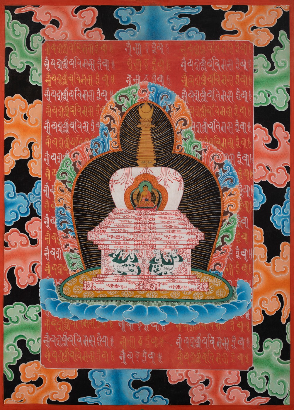 Tibetan Thangka <span Style=