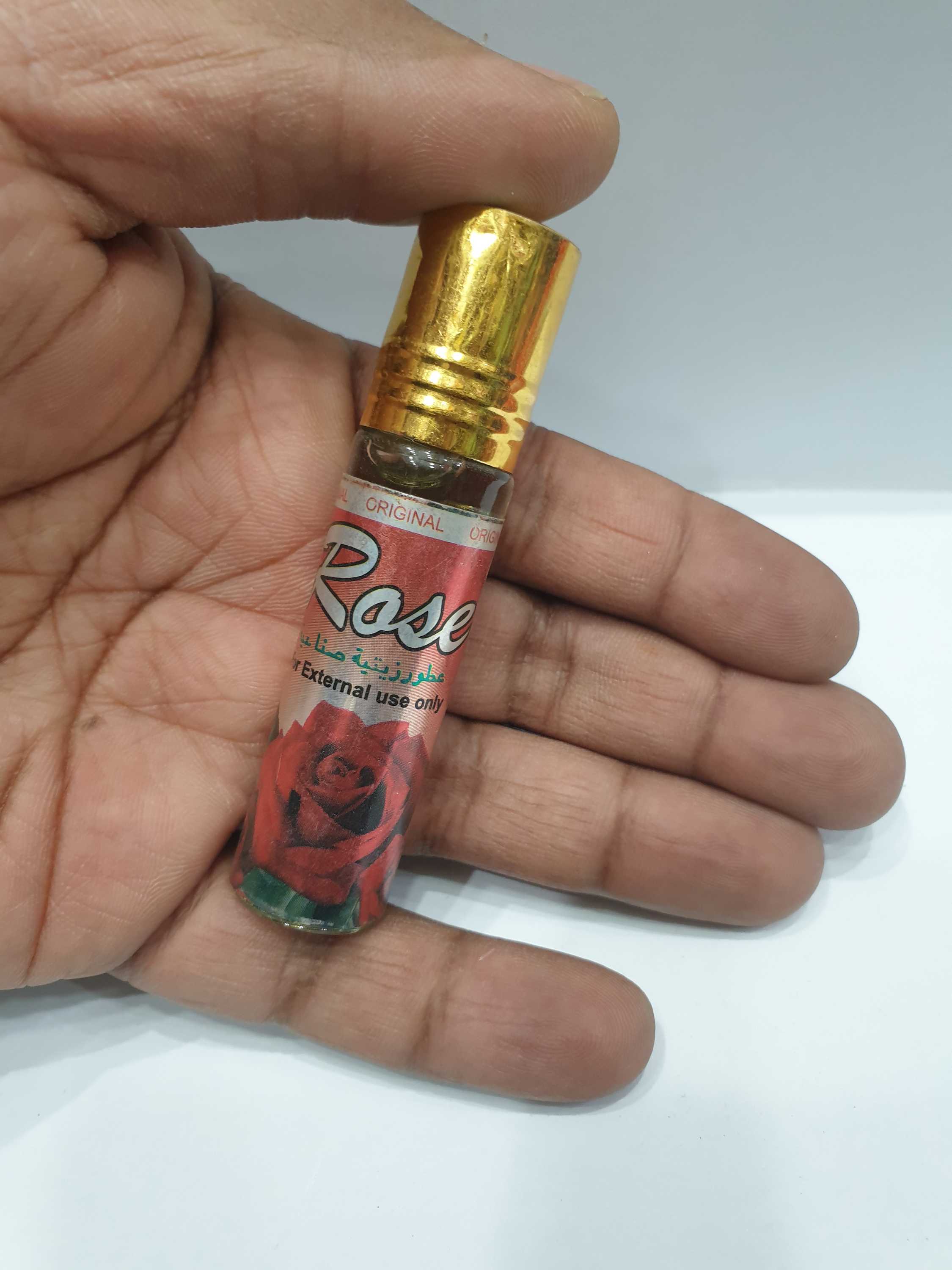 Attar - Handmade Natural Perfume Form Herbal Extract, rose, 6ml, roll On