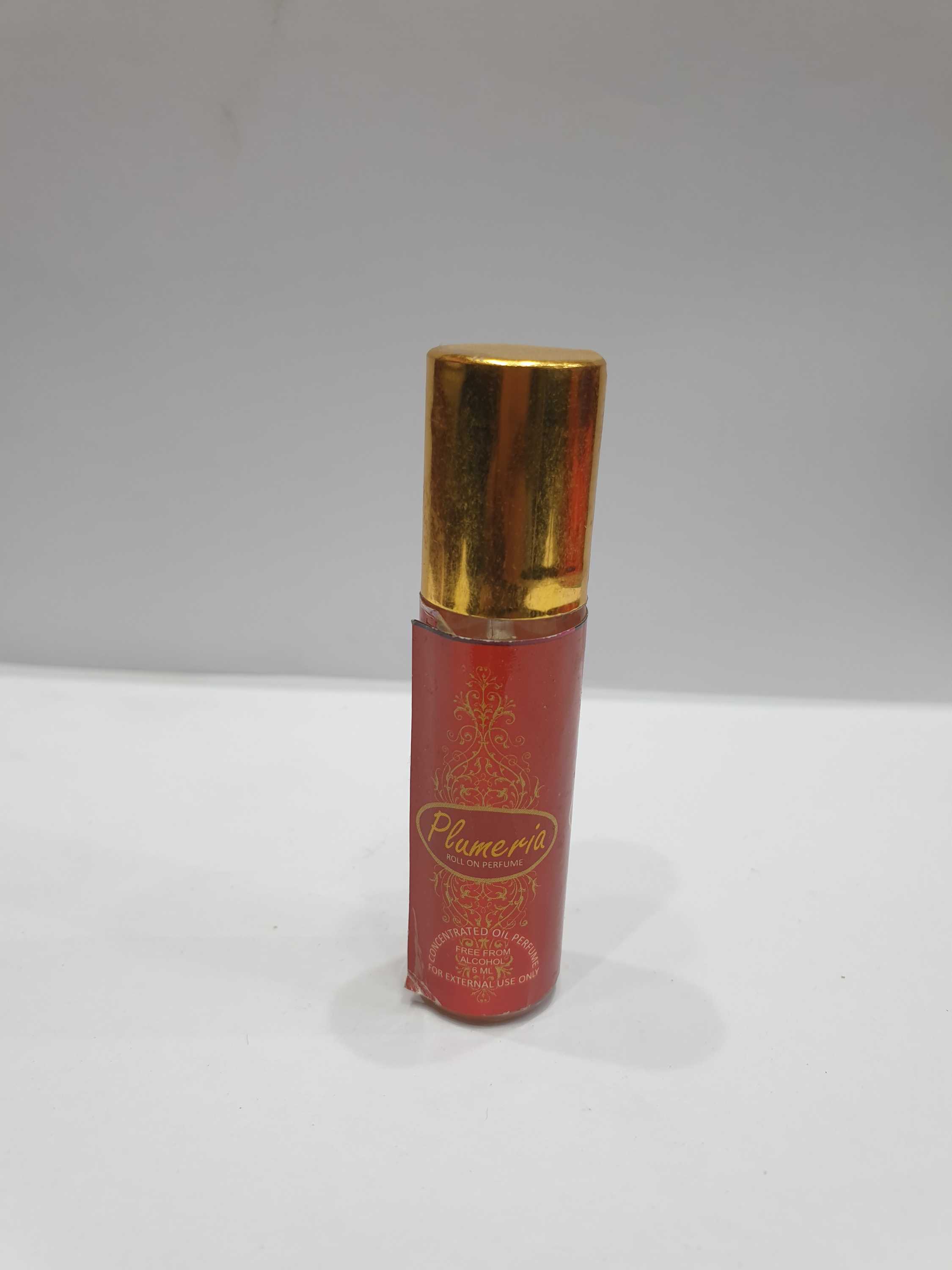 Attar - Handmade Natural Perfume Form Herbal Extract, plumeria, 6ml, roll On