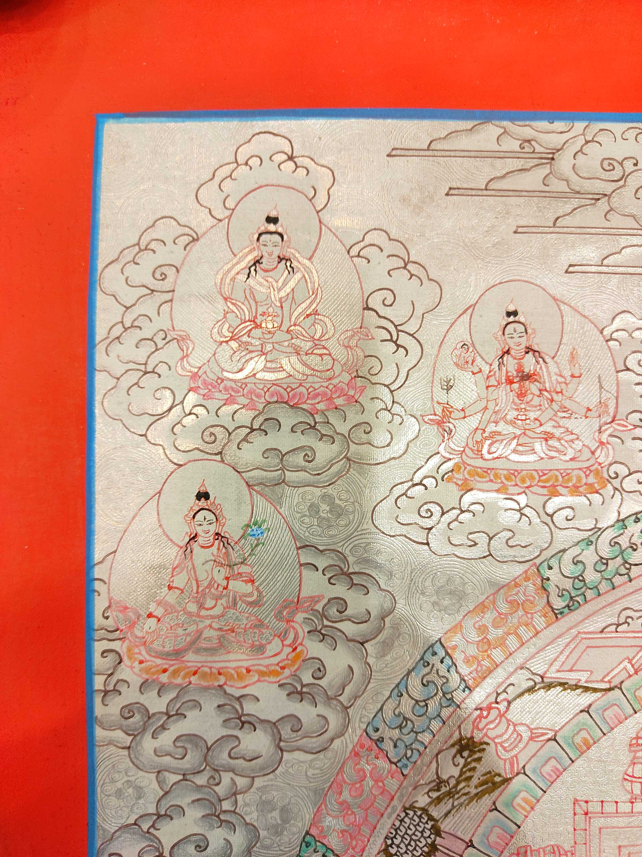 Tibetan Buddhist Thangka <span Style=