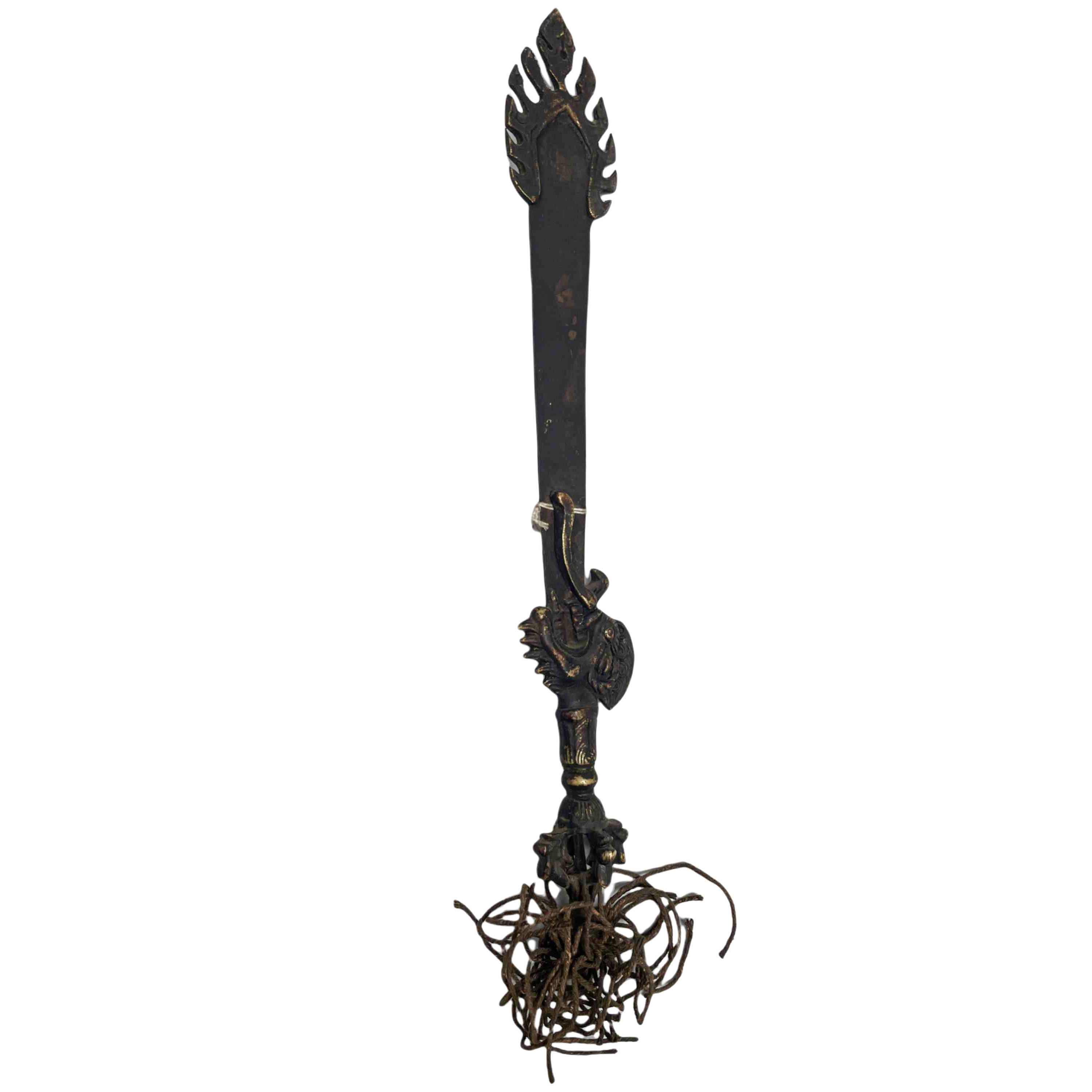 Buddhist Handmade Fire Sword, antique Finishing