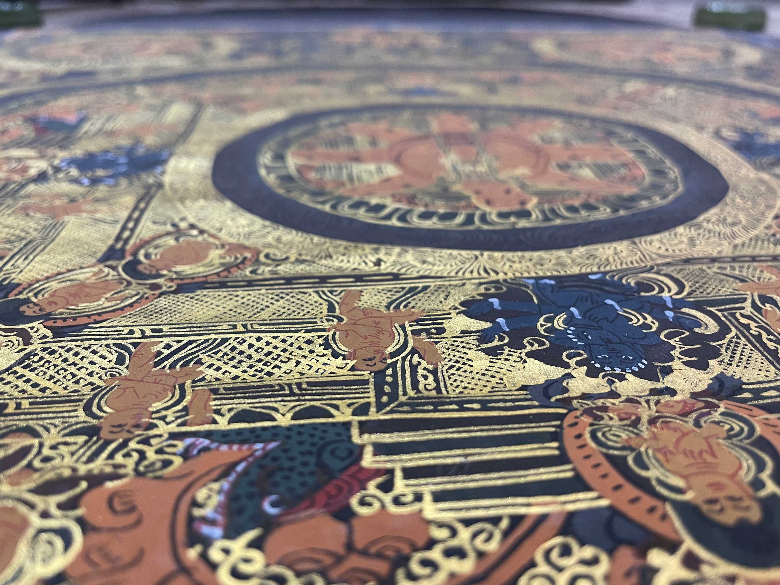 Tibetan Buddhist Thangka Painting <span Style=