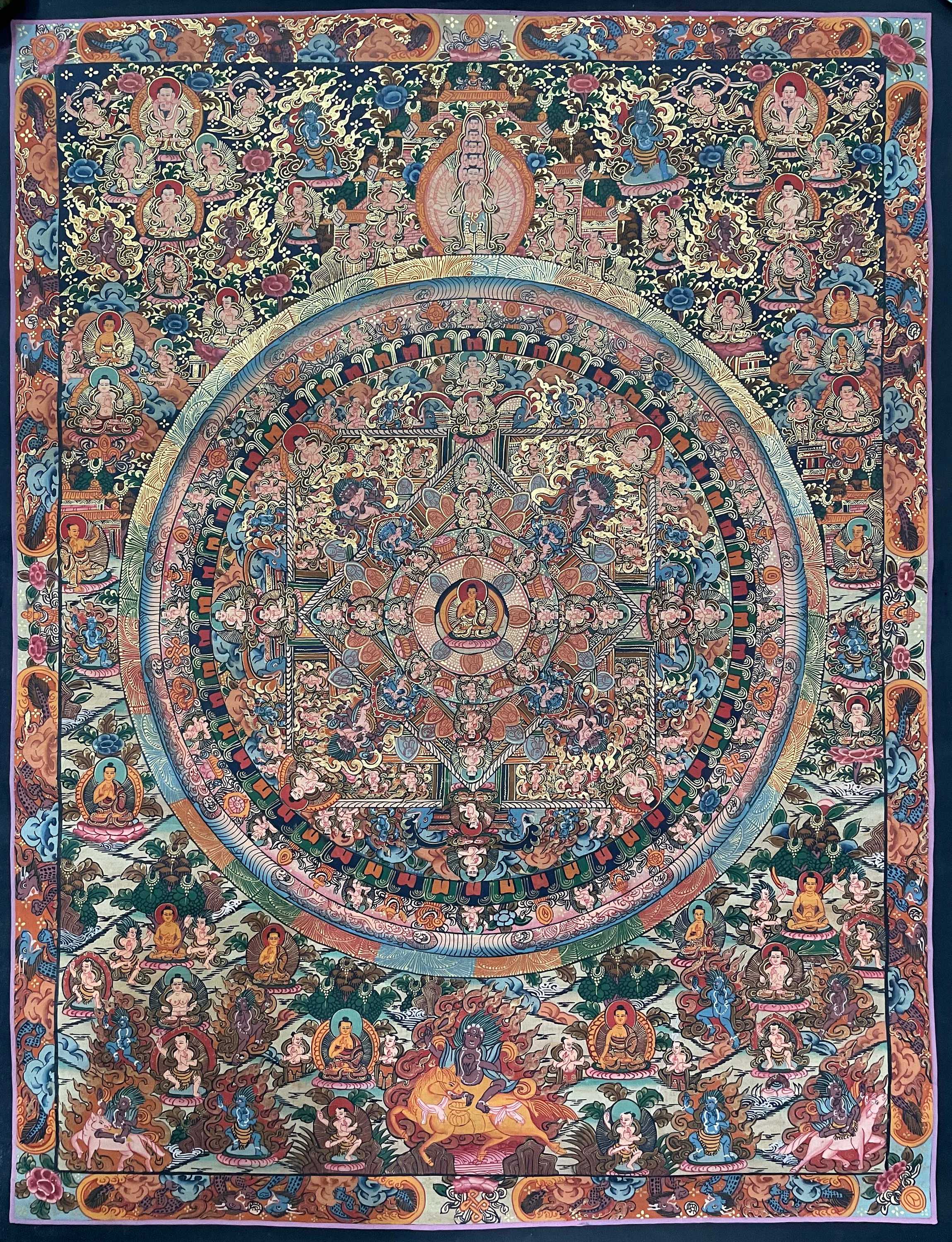 Tibetan Buddhist Thangka Painting <span Style=