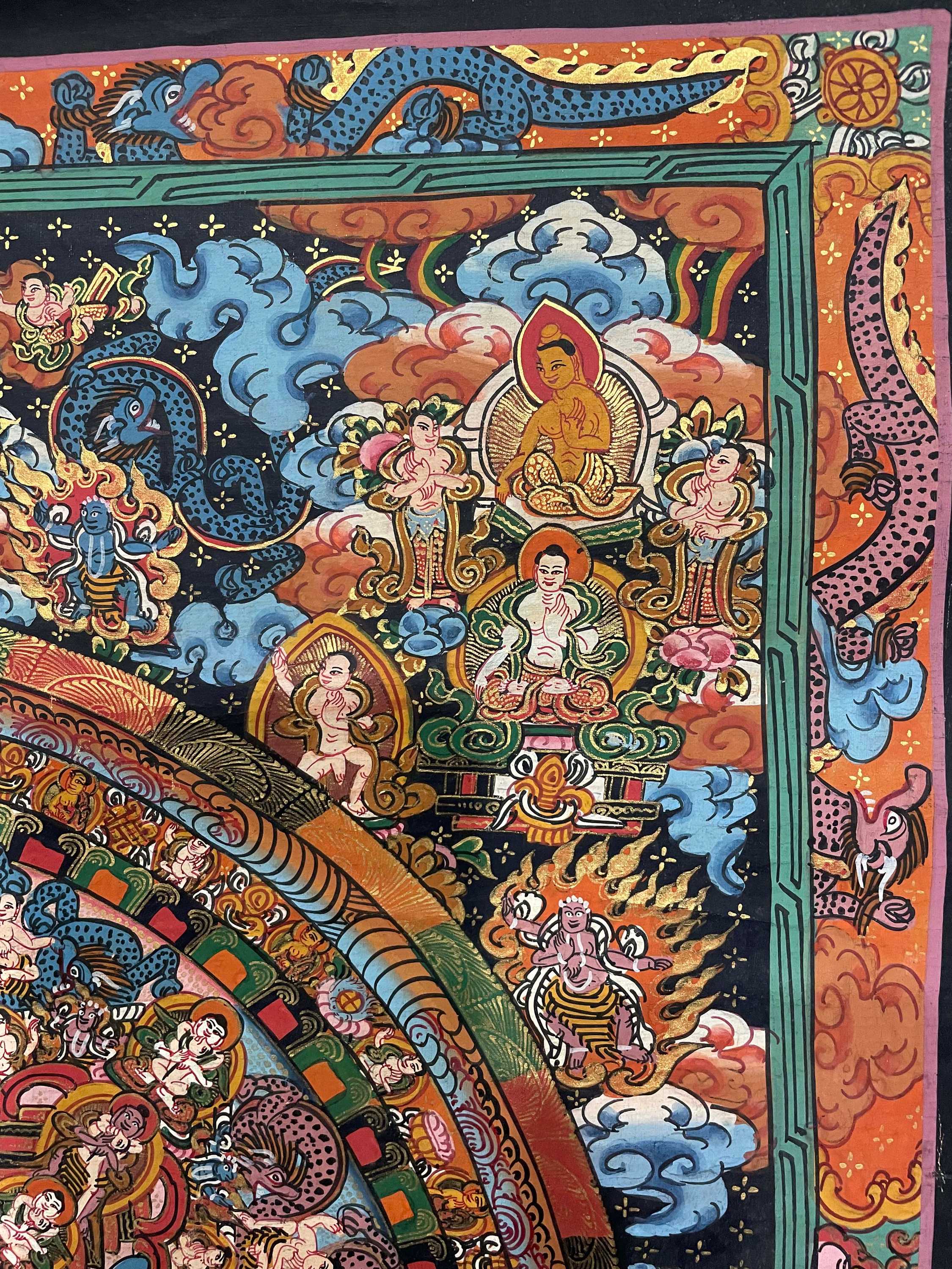 Tibetan Buddhist Thangka Painting <span Style=