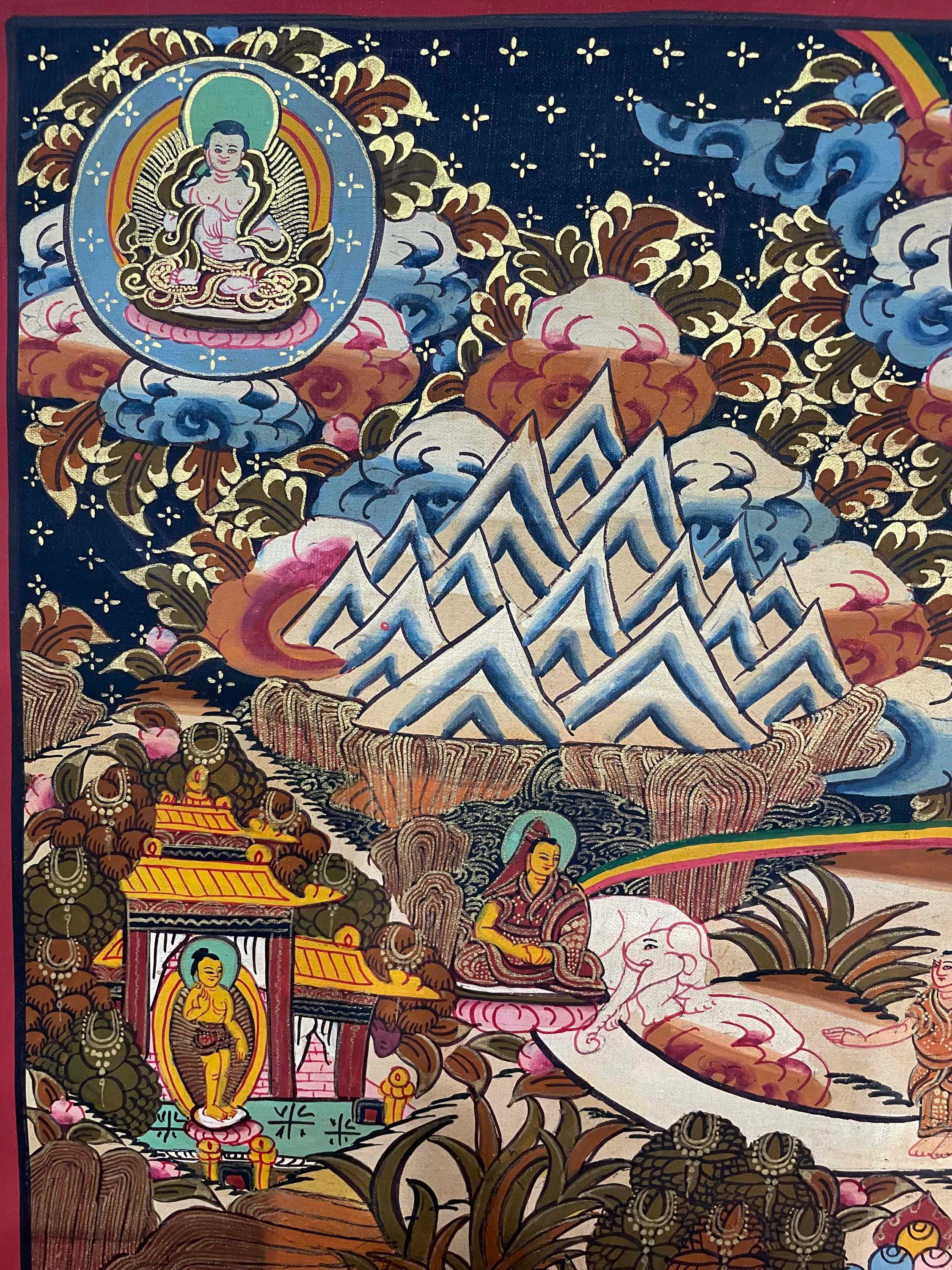 Tibetan Buddhist Thangka Painting <span Style=