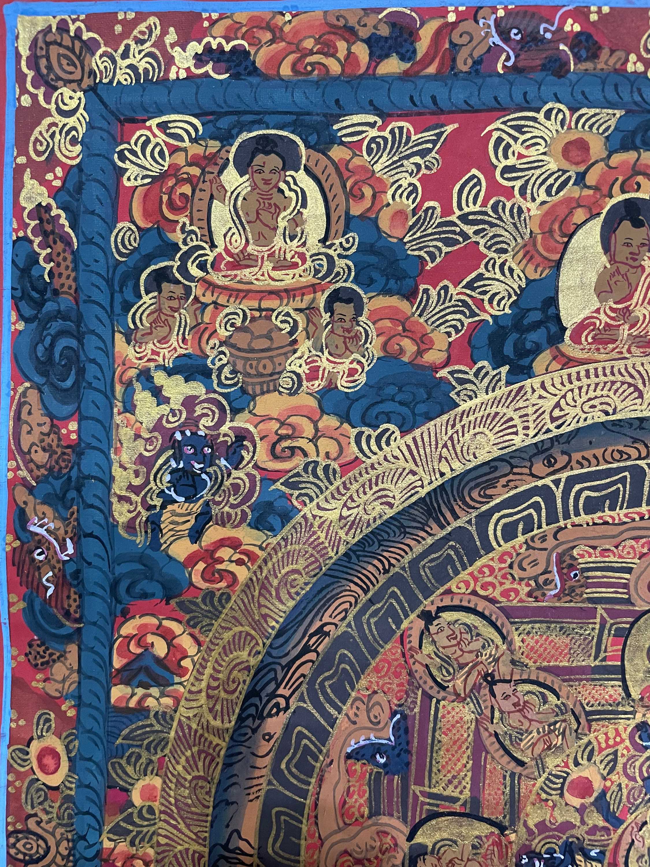 Tibetan Buddhist Thangka Painting <span Style=