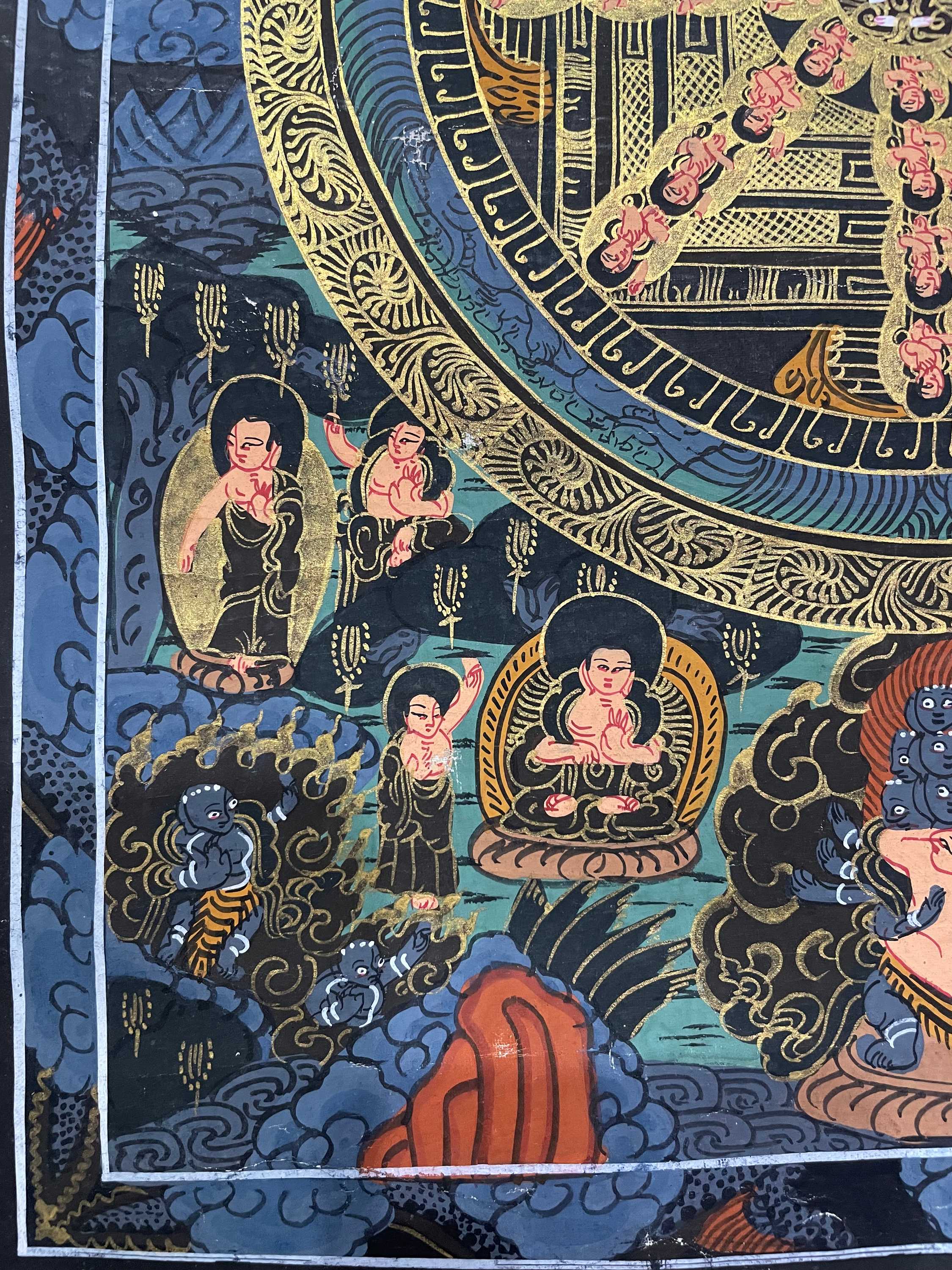 Tibetan Buddhist Thangka Painting <span Style=