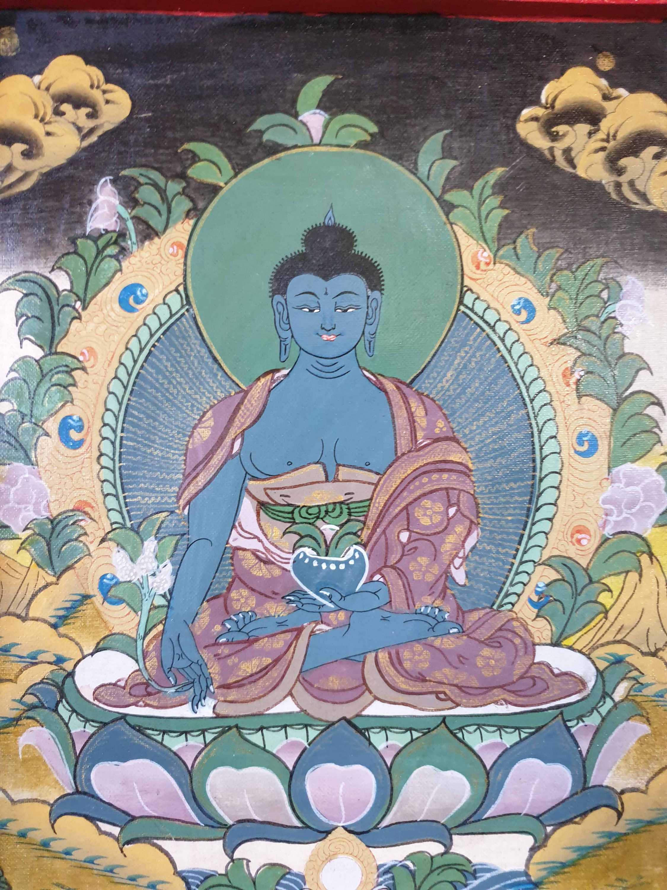 Tibetan Buddhist Thangka Painting <span Style=