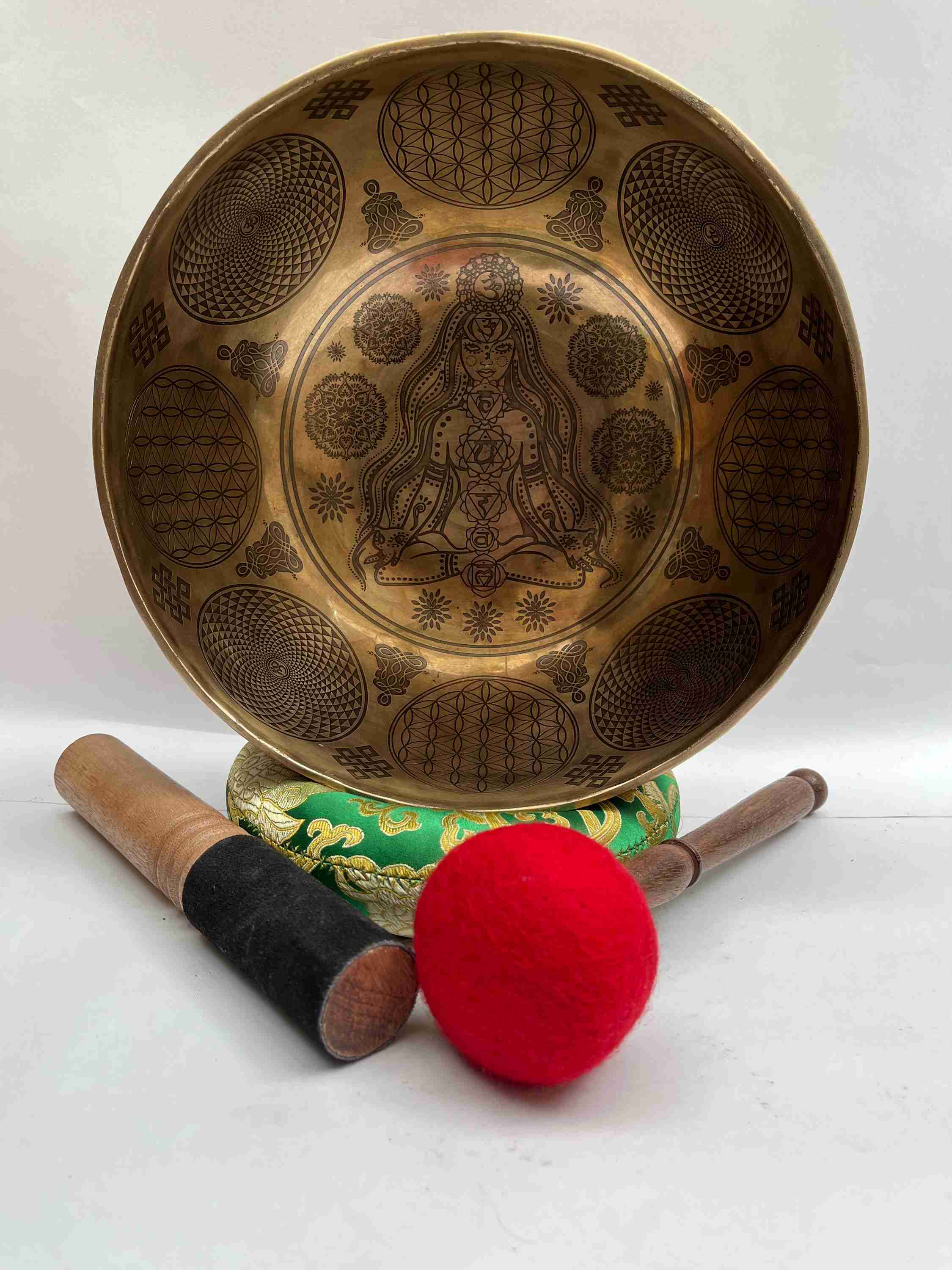 Singing Bowl, Buddhist Handmade <span Style=