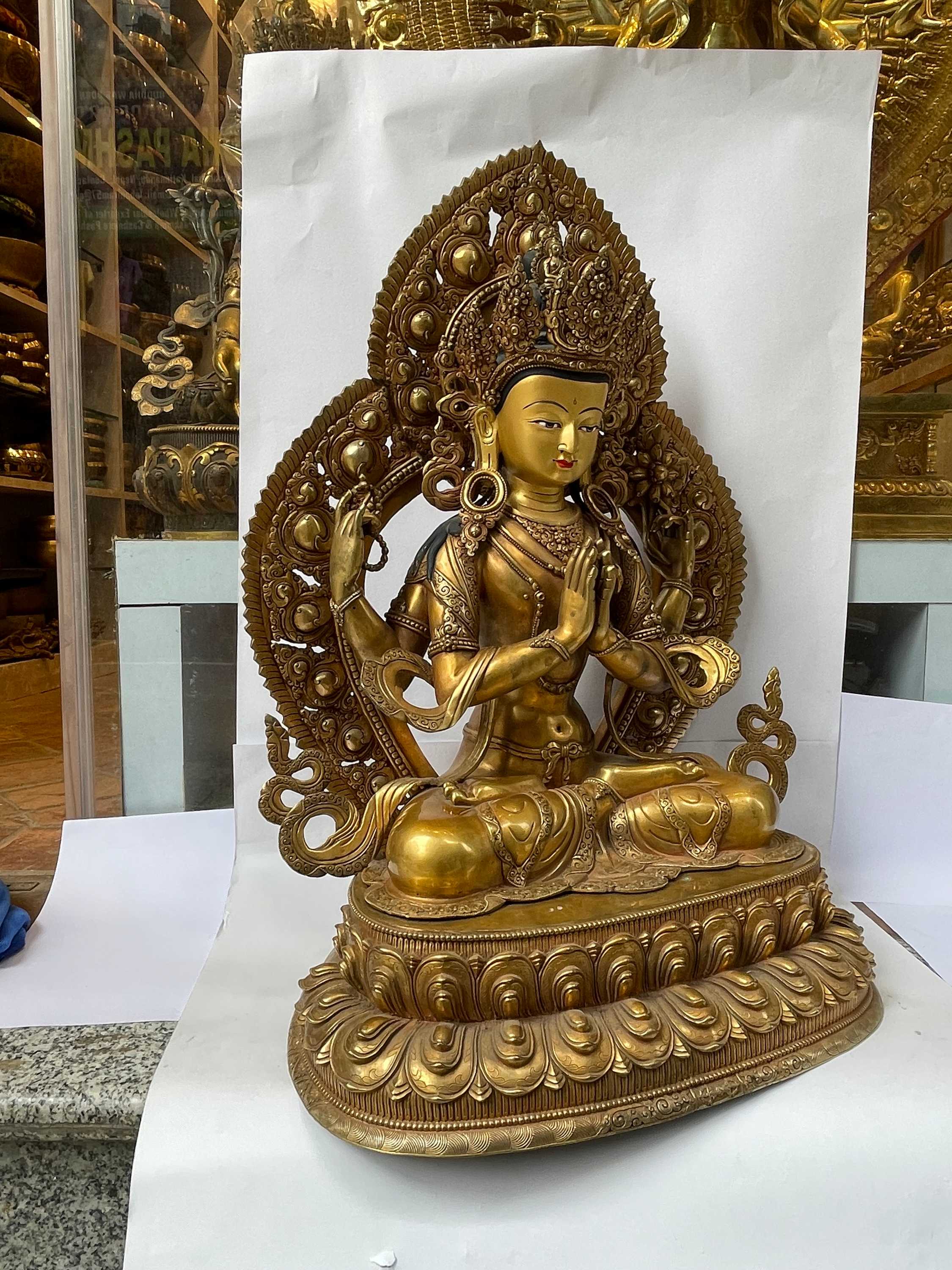 Buddhist Handmade Statue <span Style=