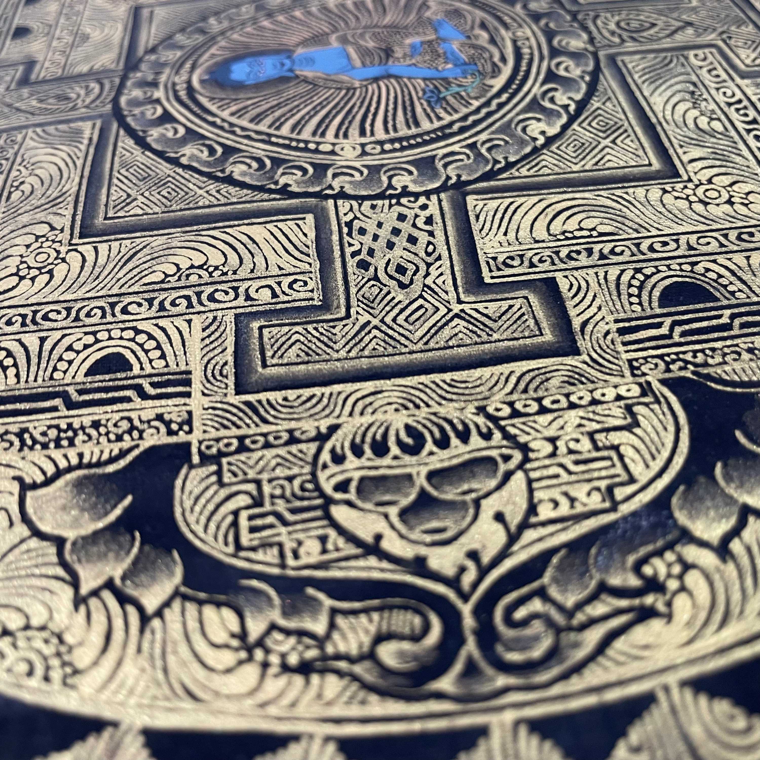 Buddhist Handmade Thangka Painting <span Style=