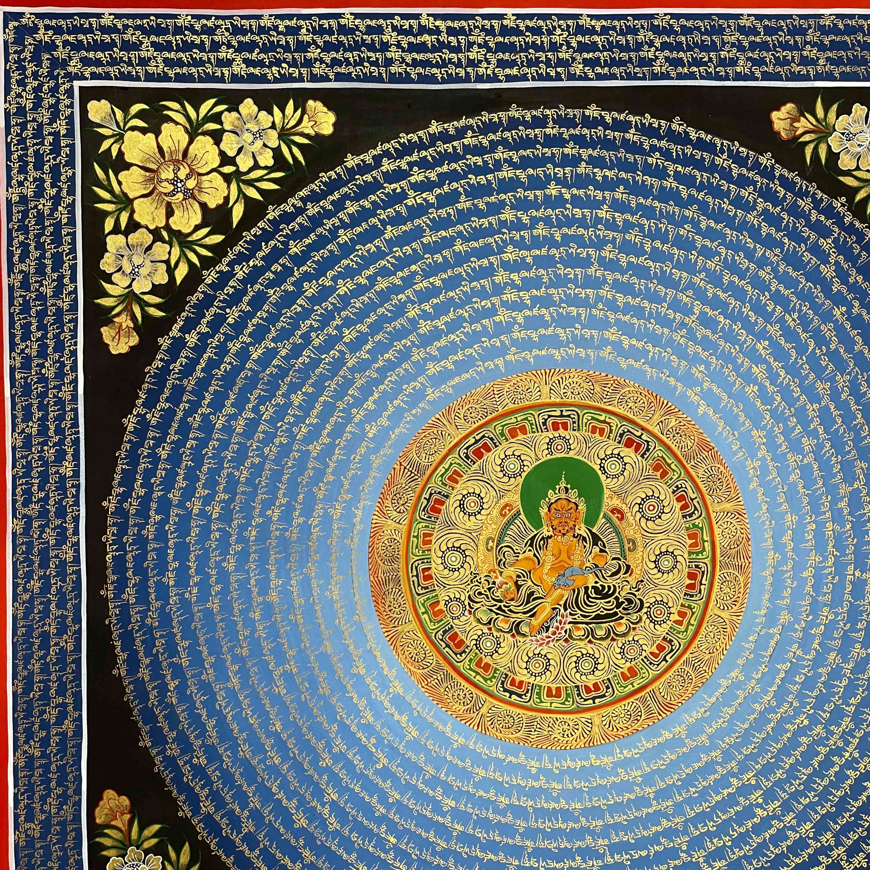 Buddhist Hand Painted Thangka <span Style=