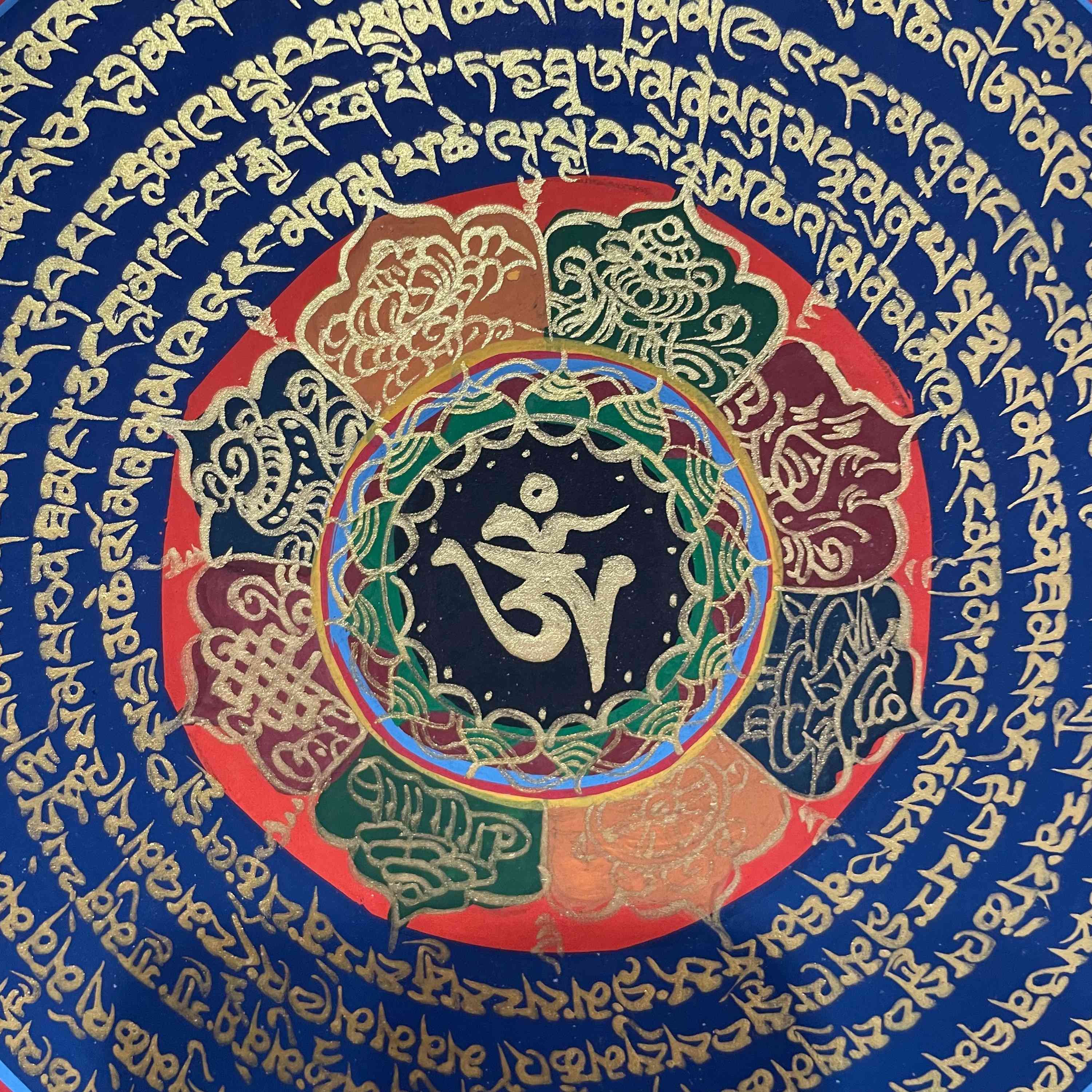 Buddhist Hand Painted Thangka <span Style=