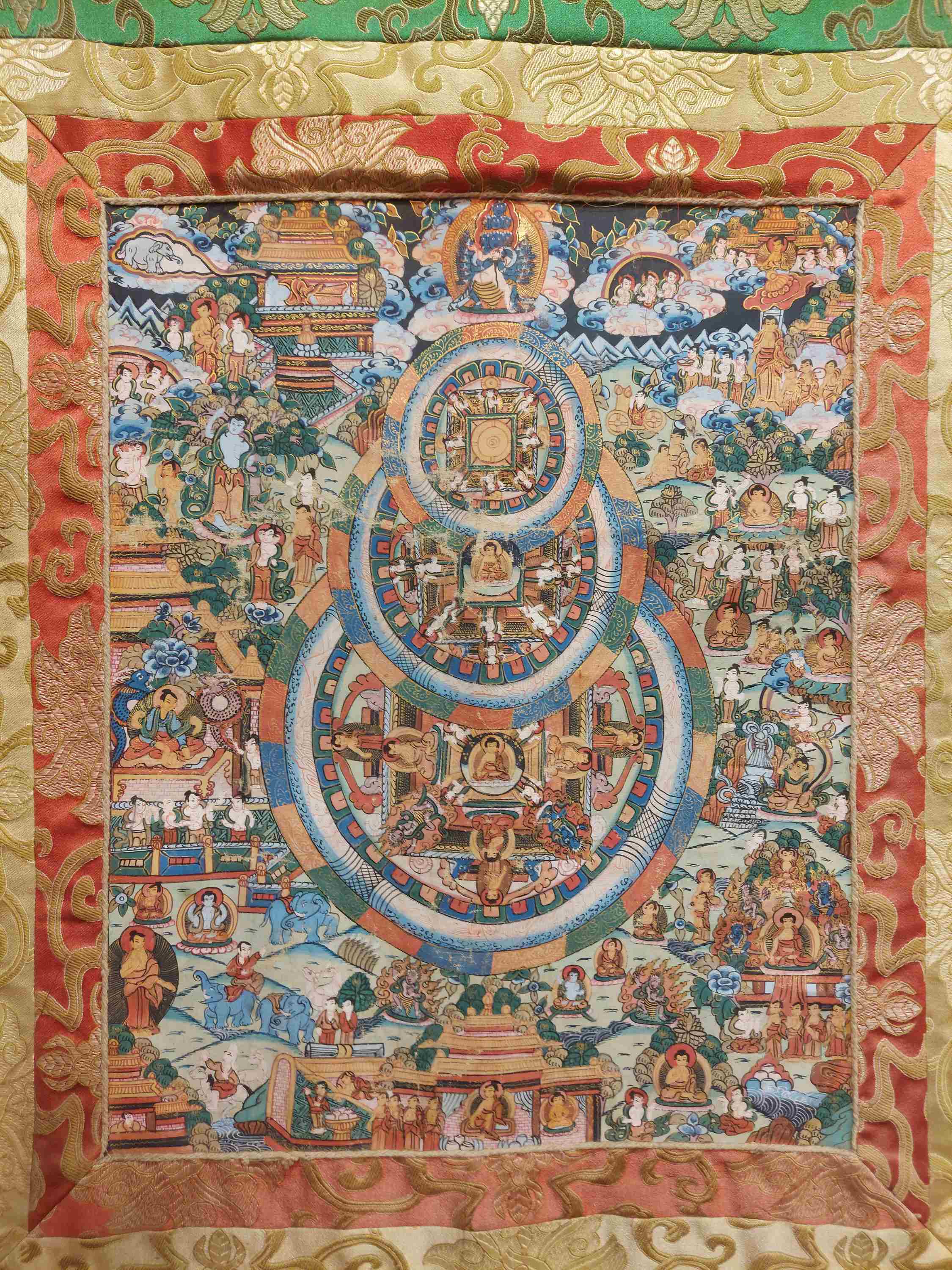 Buddhist Hand Painting Thangka <span Style=