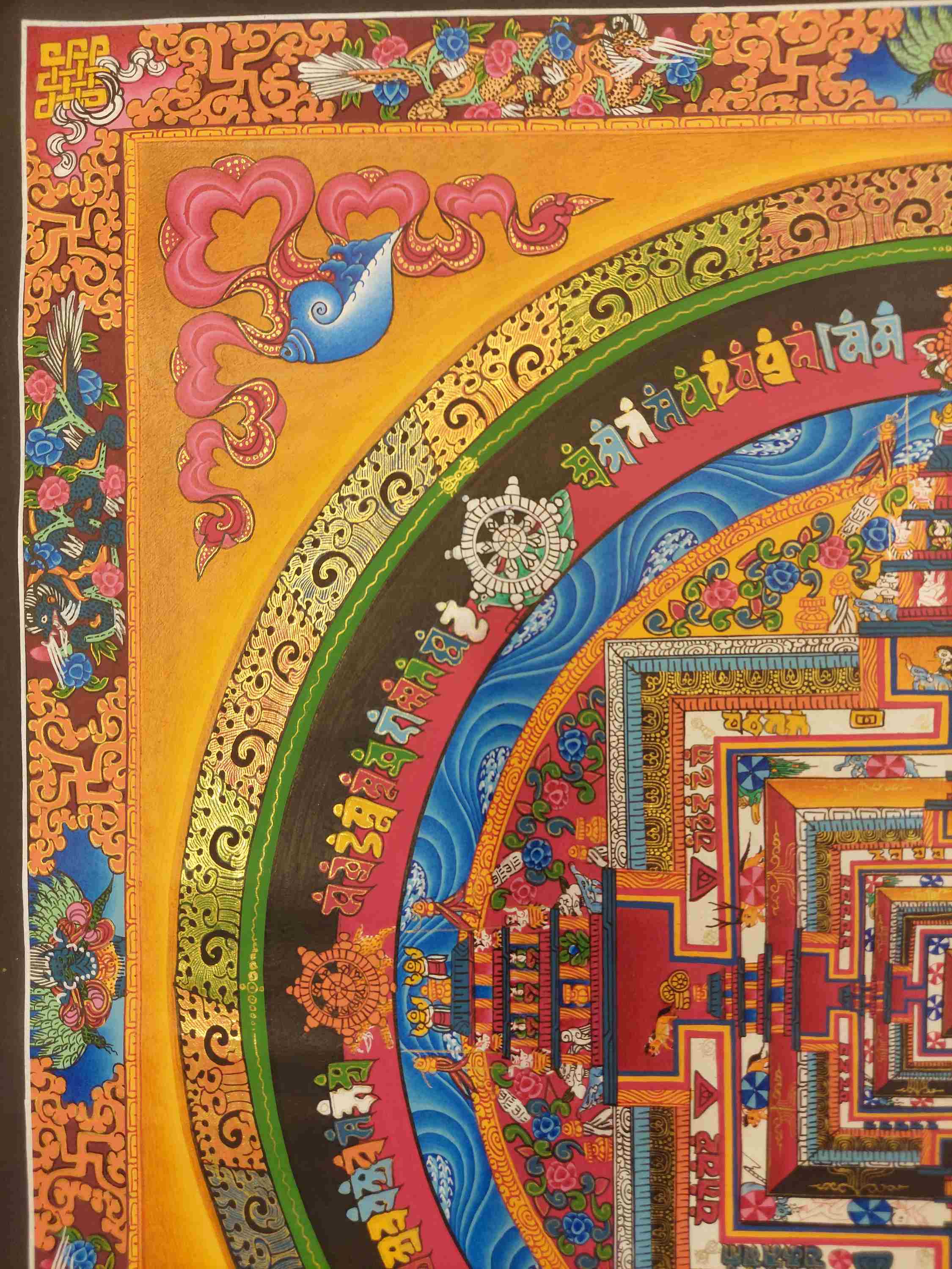 Buddhist Hand Painting Thangka <span Style=