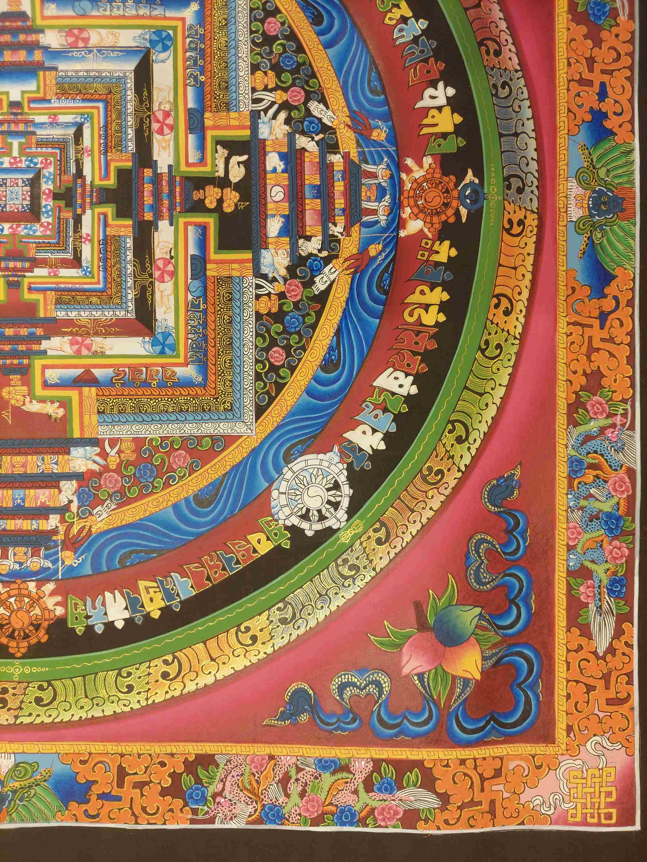 Buddhist Hand Painting Thangka <span Style=