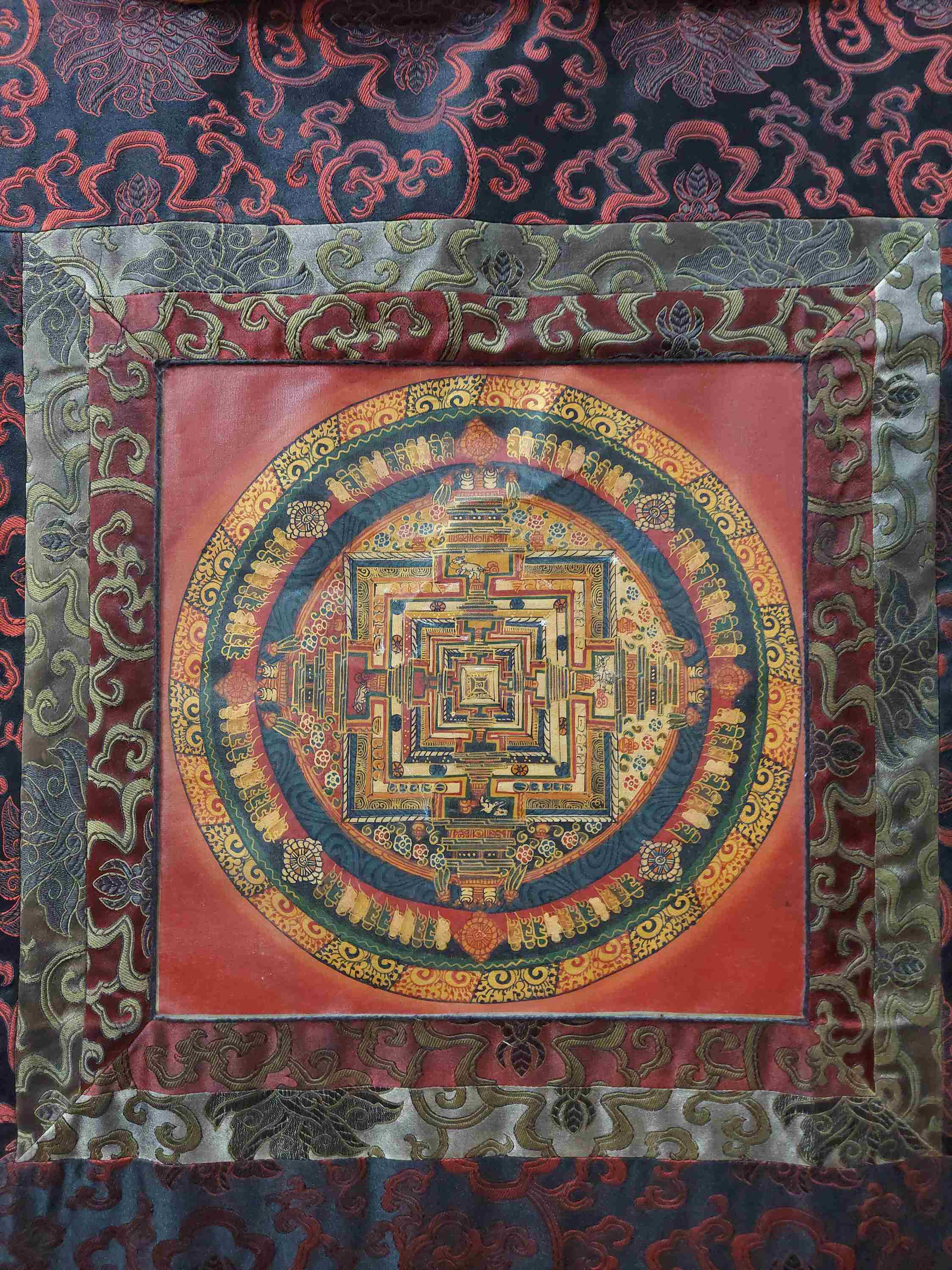 Buddhist Hand Painting Thangka <span Style=