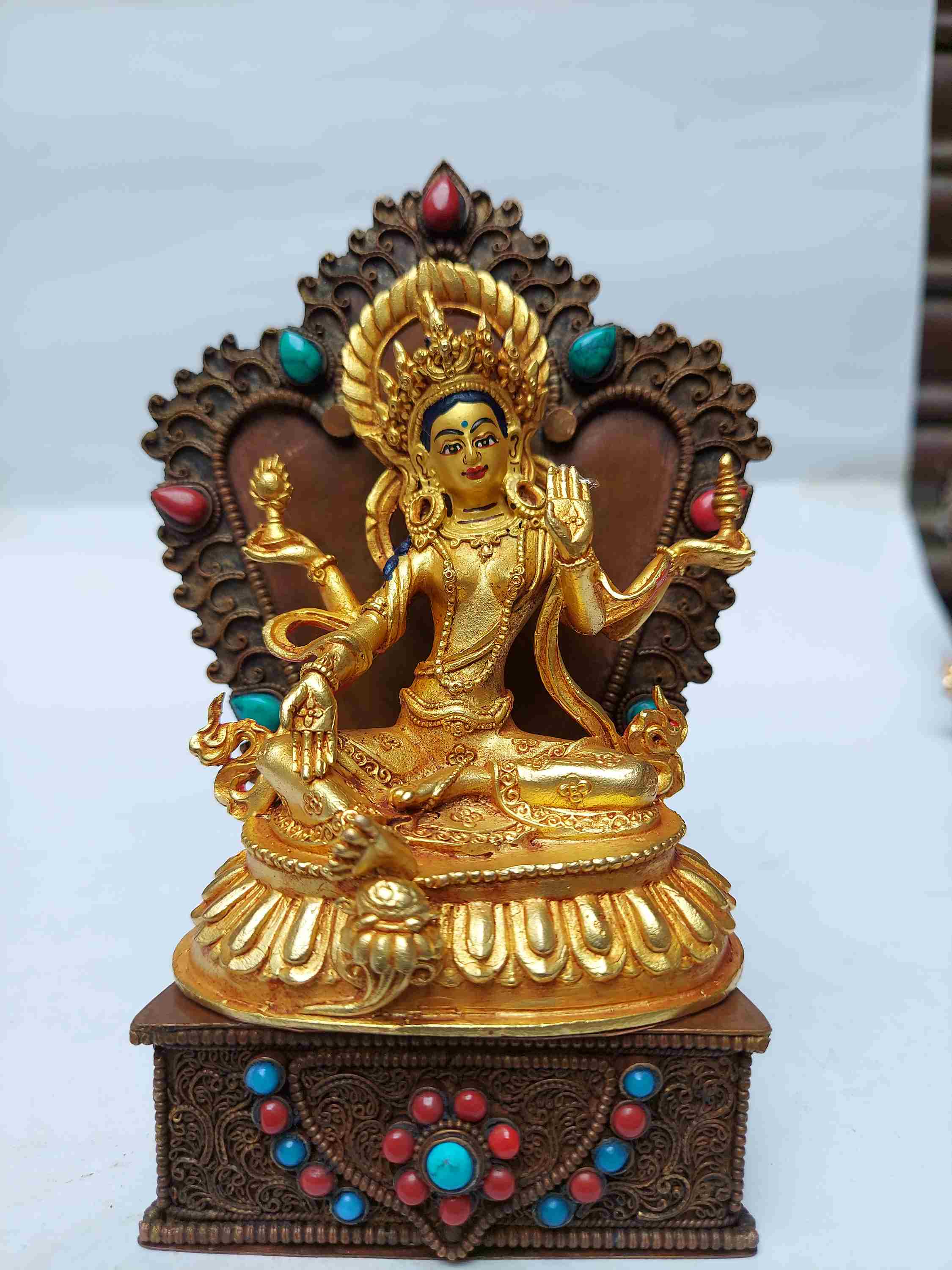 Buddhist Miniature Statue <span Style=