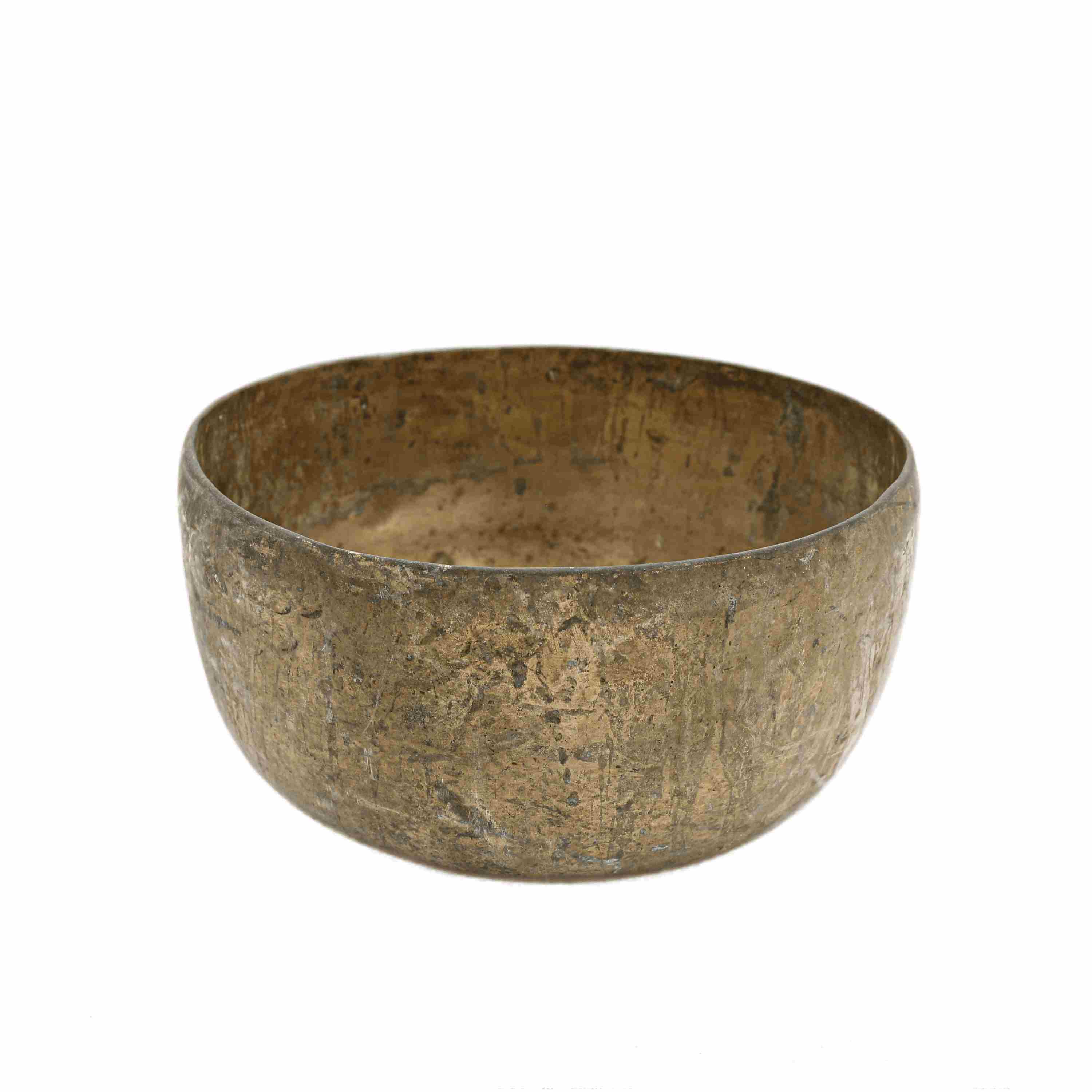 old, Buddhist real Antique Hand Beaten jambati Singing Bowl