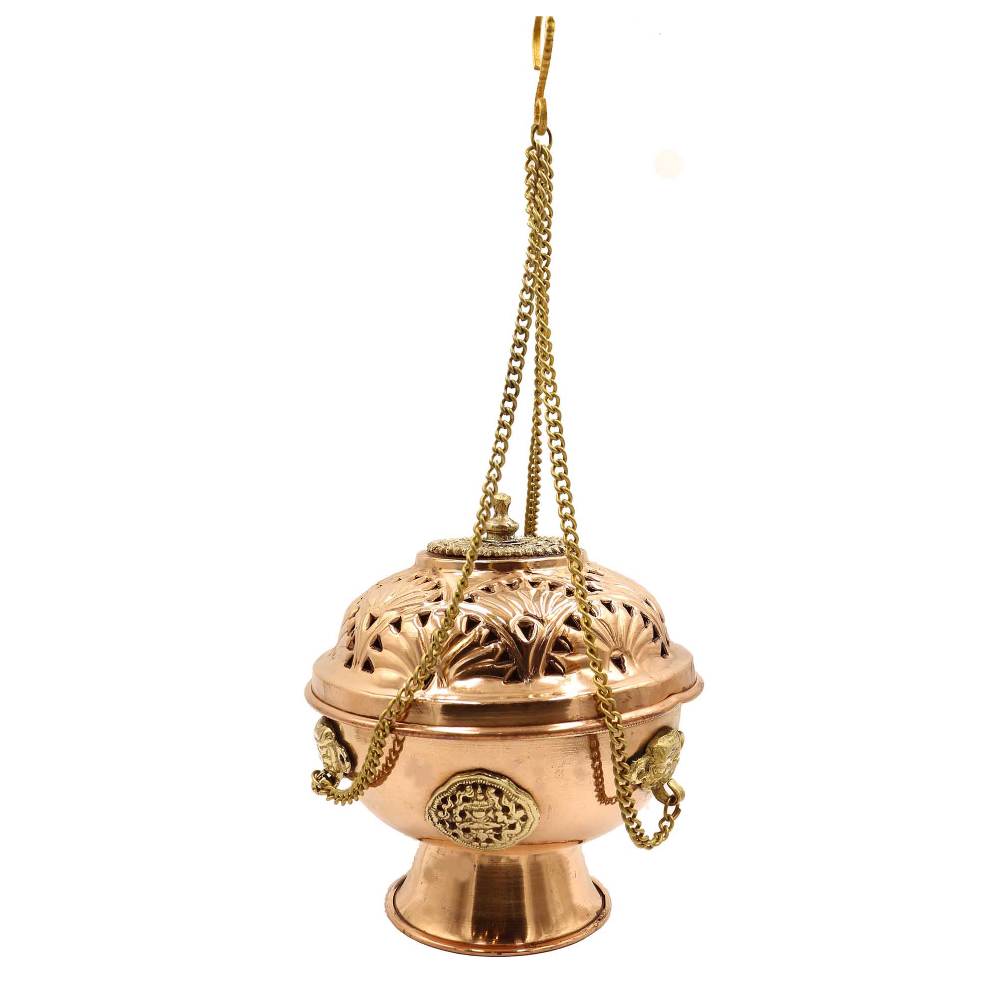 high Quality, Hanging Incense Burner, Copper With deep Carving, hanging & Swinging