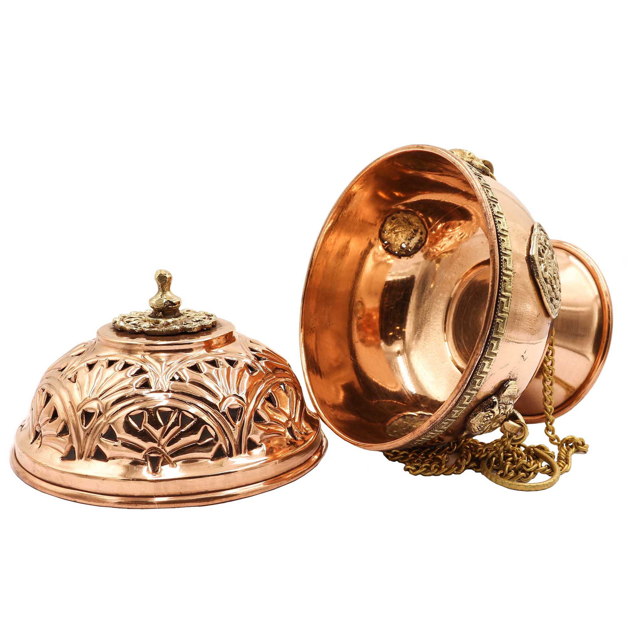 high Quality, Hanging Incense Burner, Copper With deep Carving, hanging & Swinging