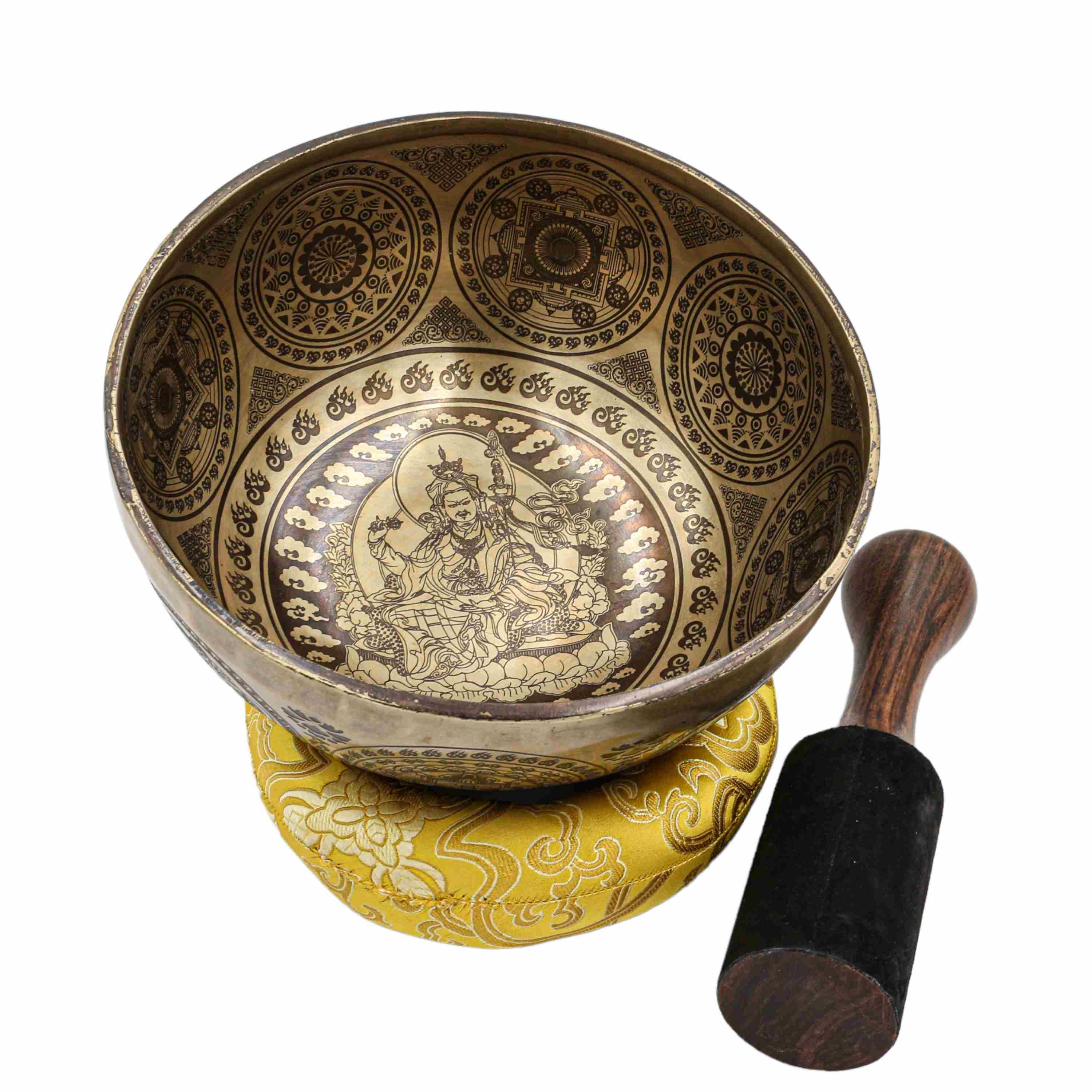 Buddhist Hand Beaten Jambati Singing Bowl, <span Style=