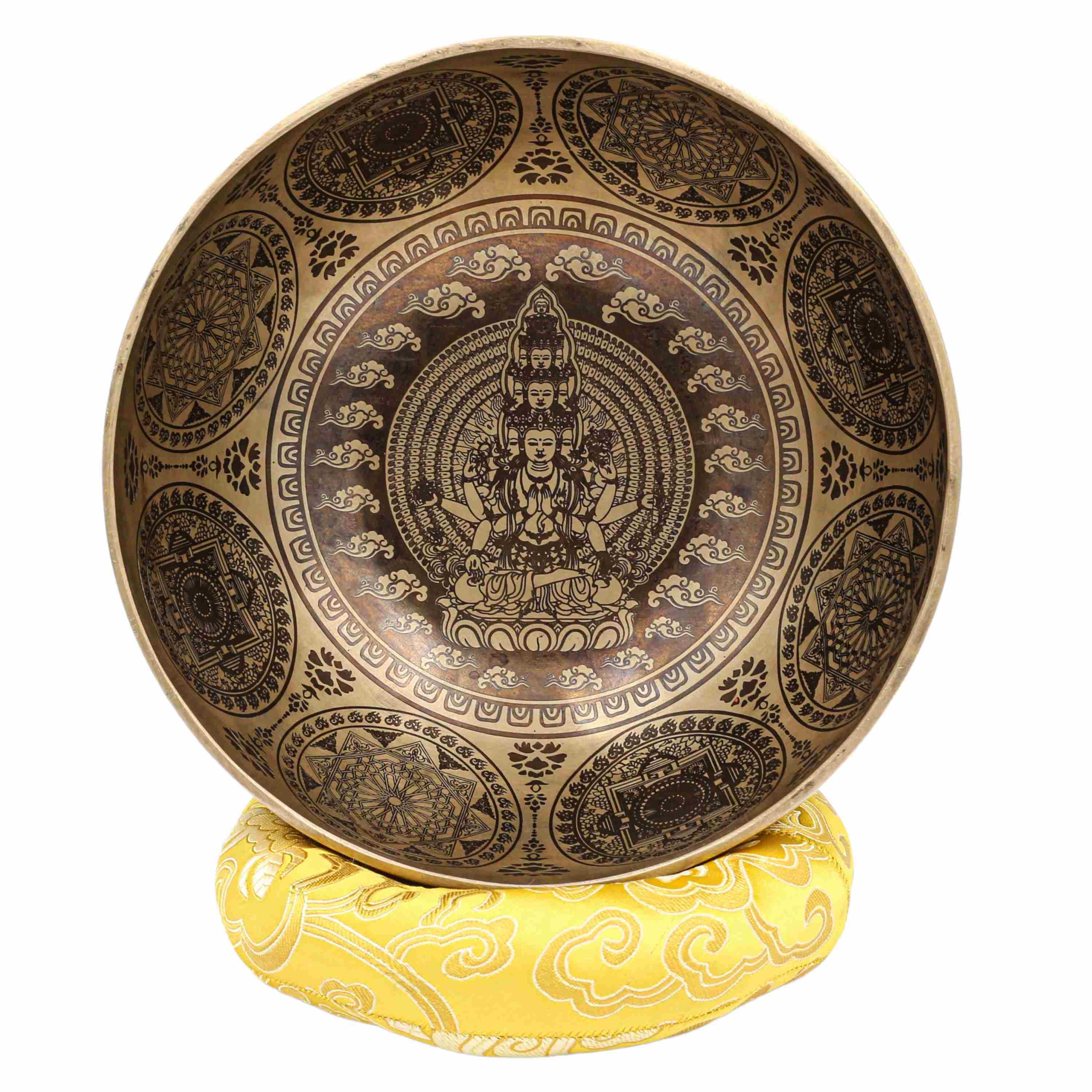 Buddhist Hand Beaten Jambati Singing Bowl, <span Style=