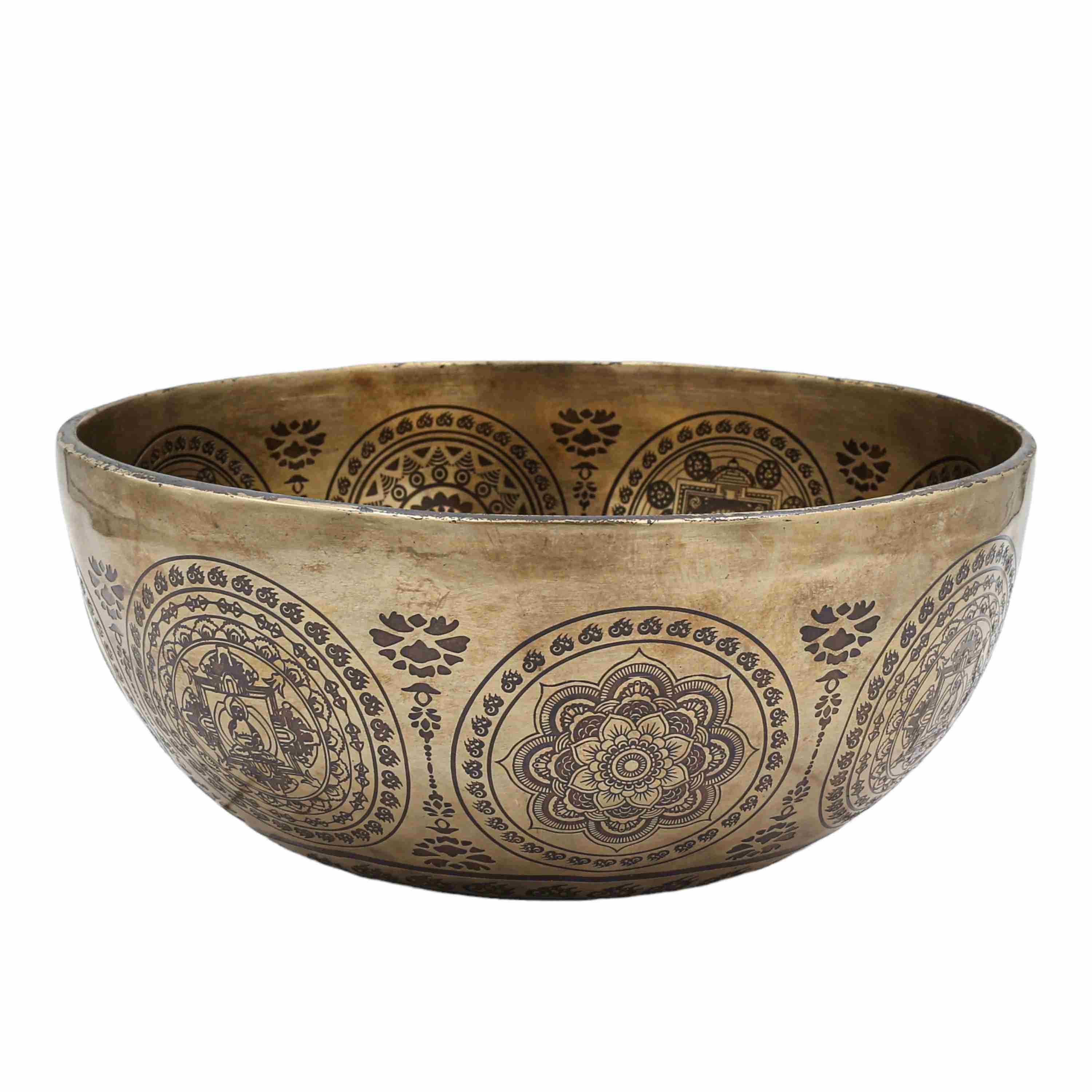 Buddhist Hand Beaten Jambati Singing Bowl, <span Style=