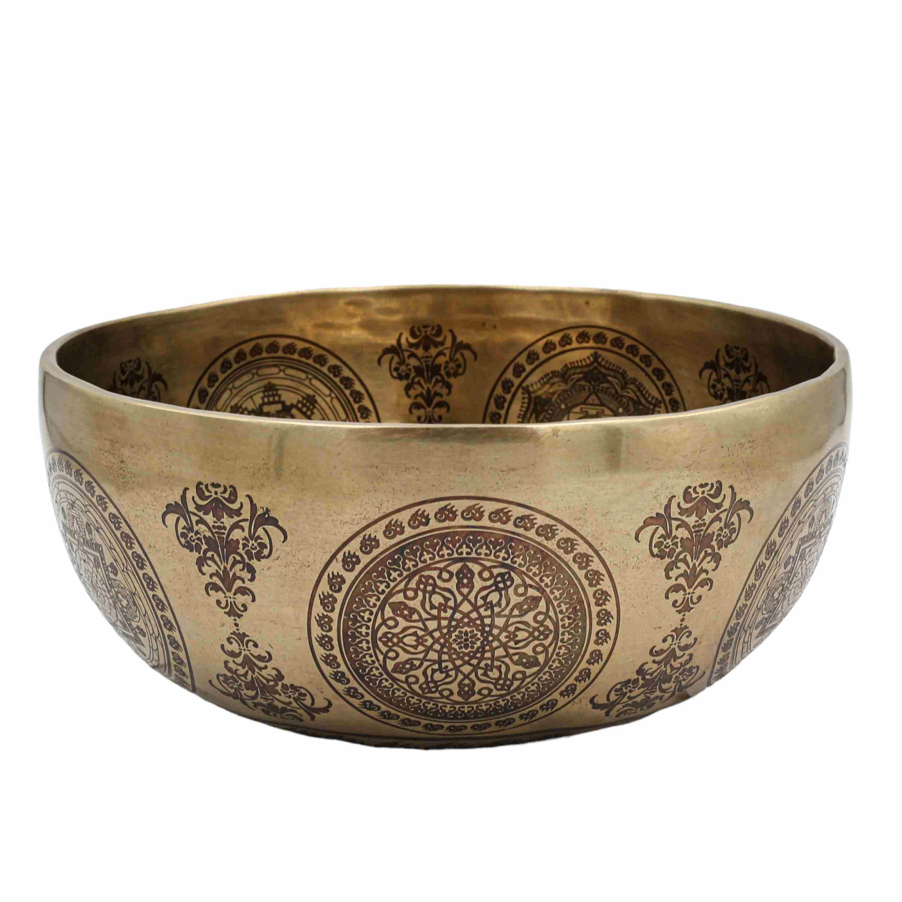 Buddhist Hand Beaten Jambati Singing Bowl, <span Style=