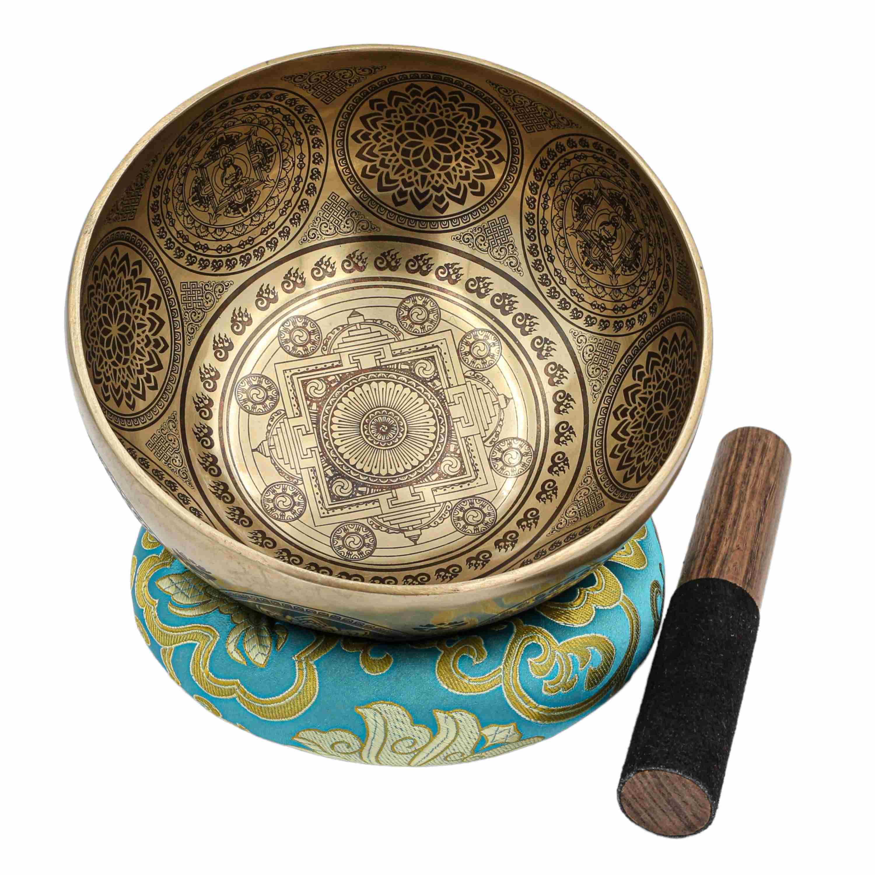 Buddhist Hand Beaten Jambati Singing Bowl, <span Style=