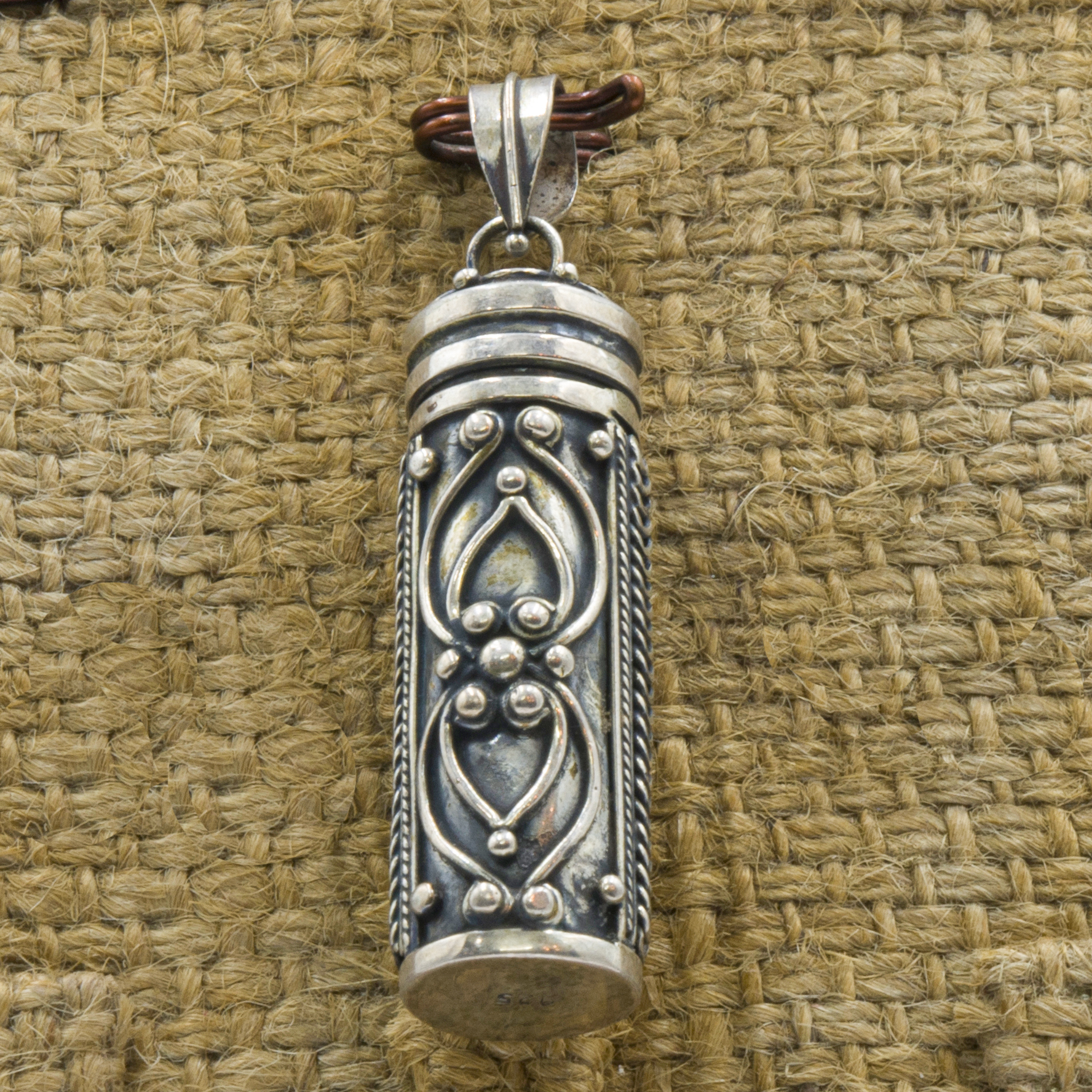 Classic Sterling Silver Buddhist Jantra <span Style=