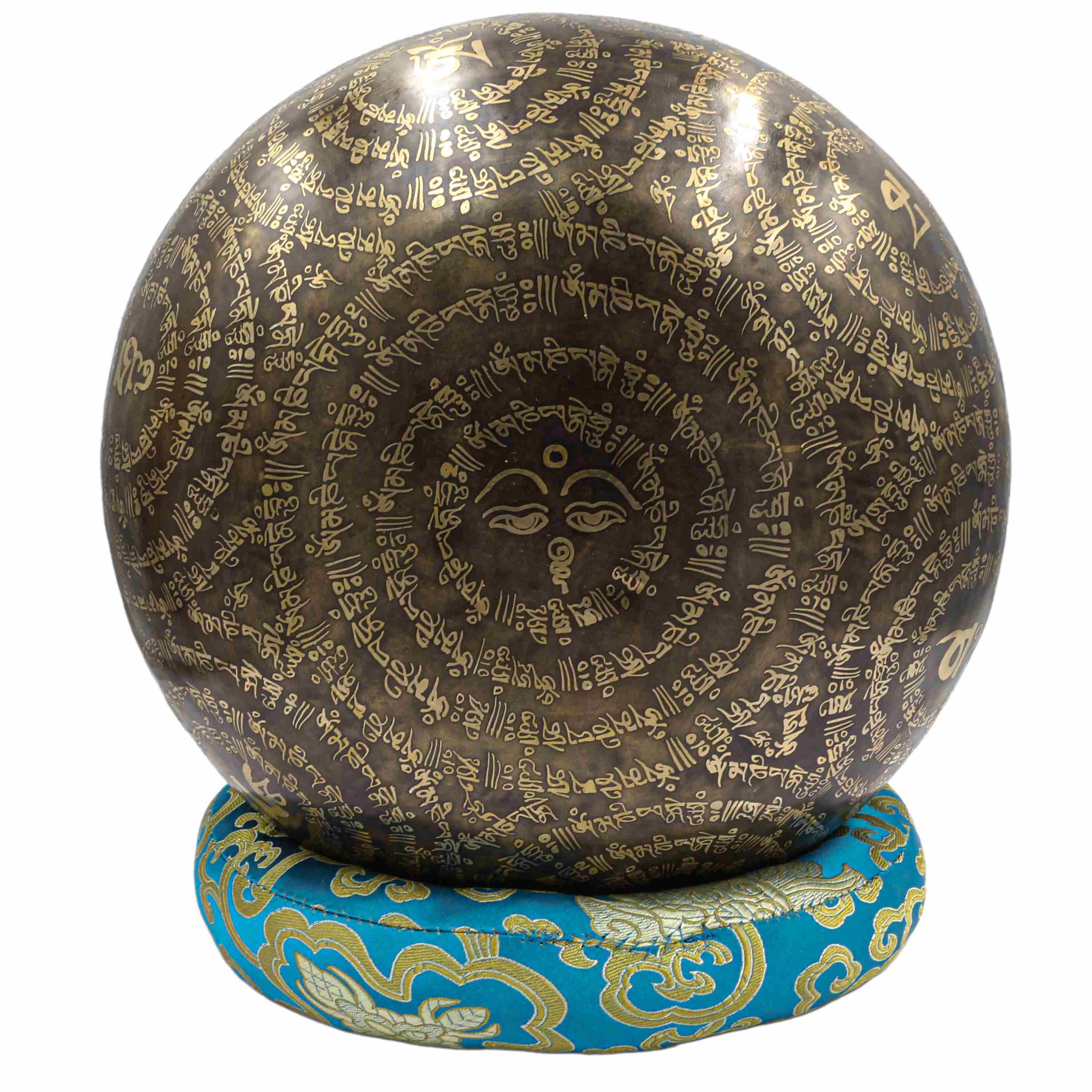 Buddhist Hand Beaten Jambati Singing Bowl, <span Style=