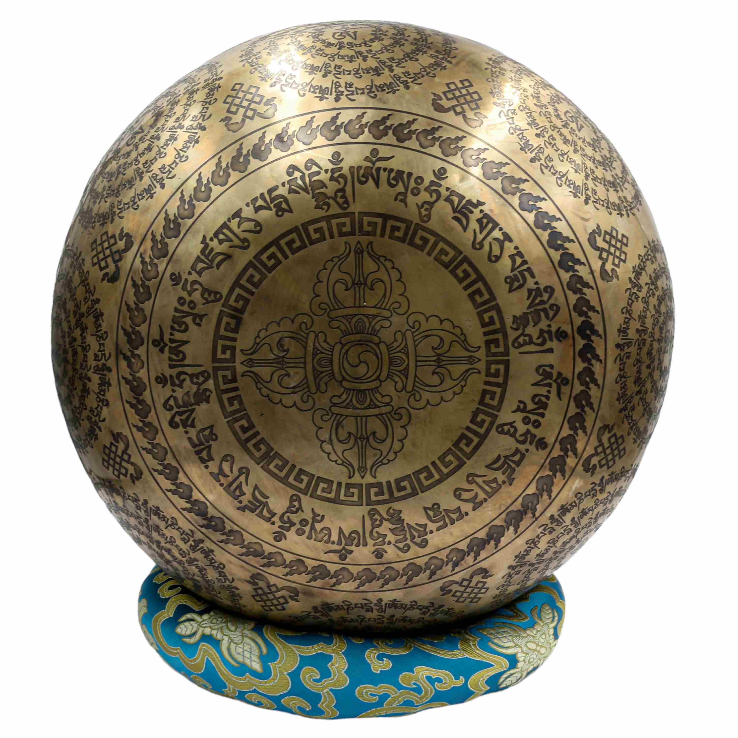 Buddhist Hand Beaten Jambati Singing Bowl, <span Style=